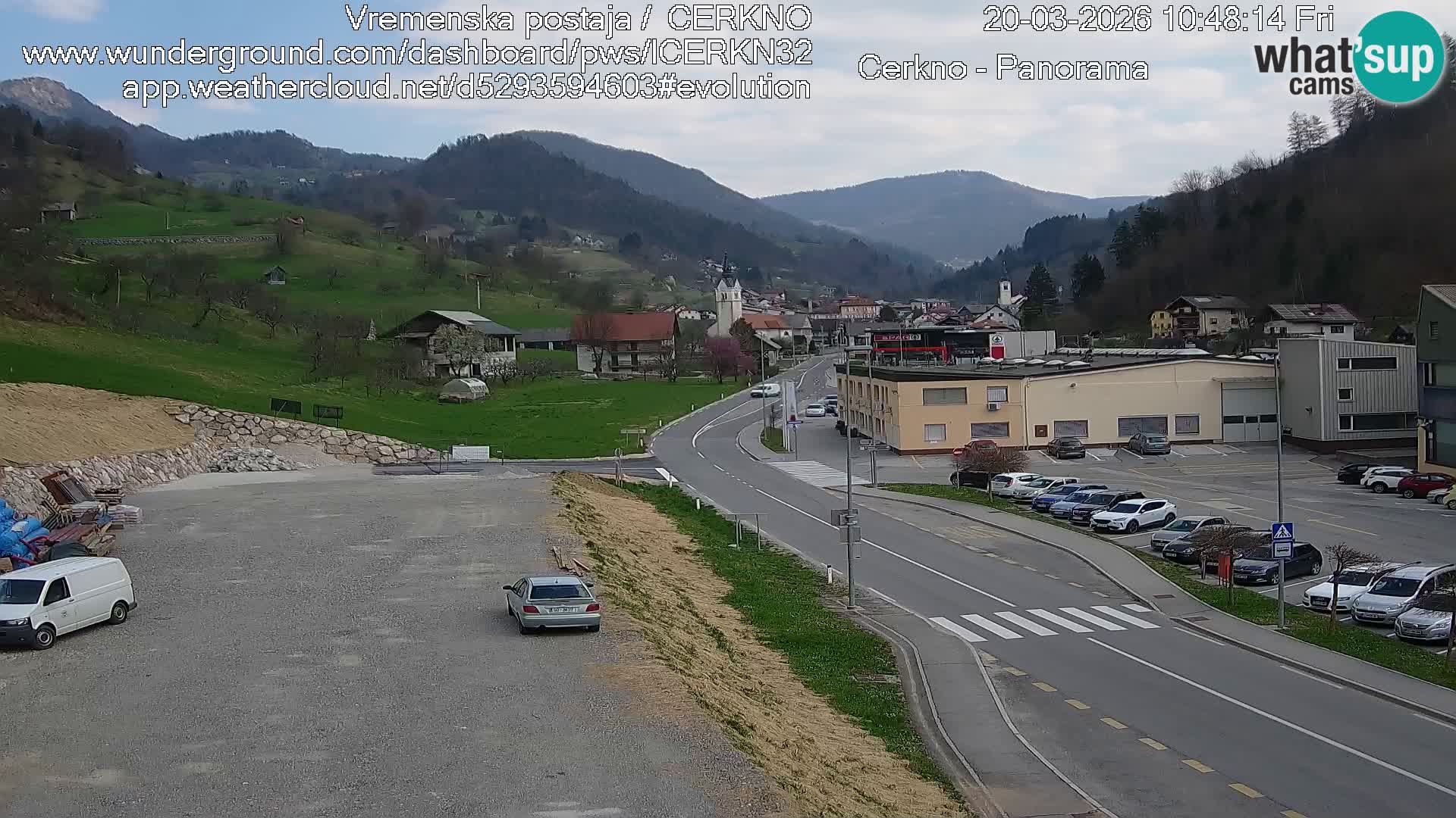 Webcam Ingresso Città di Cerkno