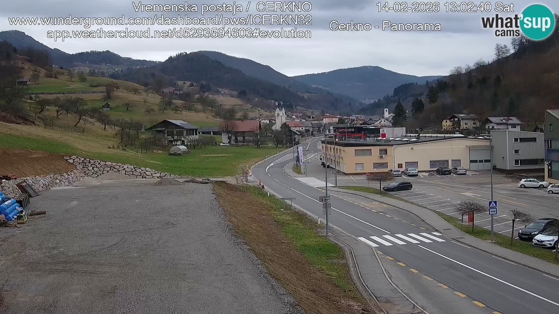 Cerkno ulaz u grad – Kamera uživo