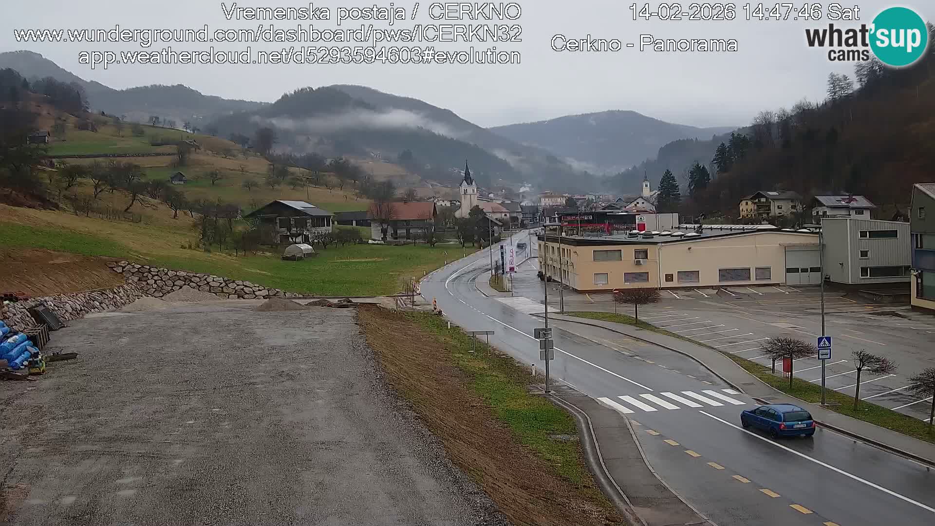 Cerkno Stadteingang Live-Webcam