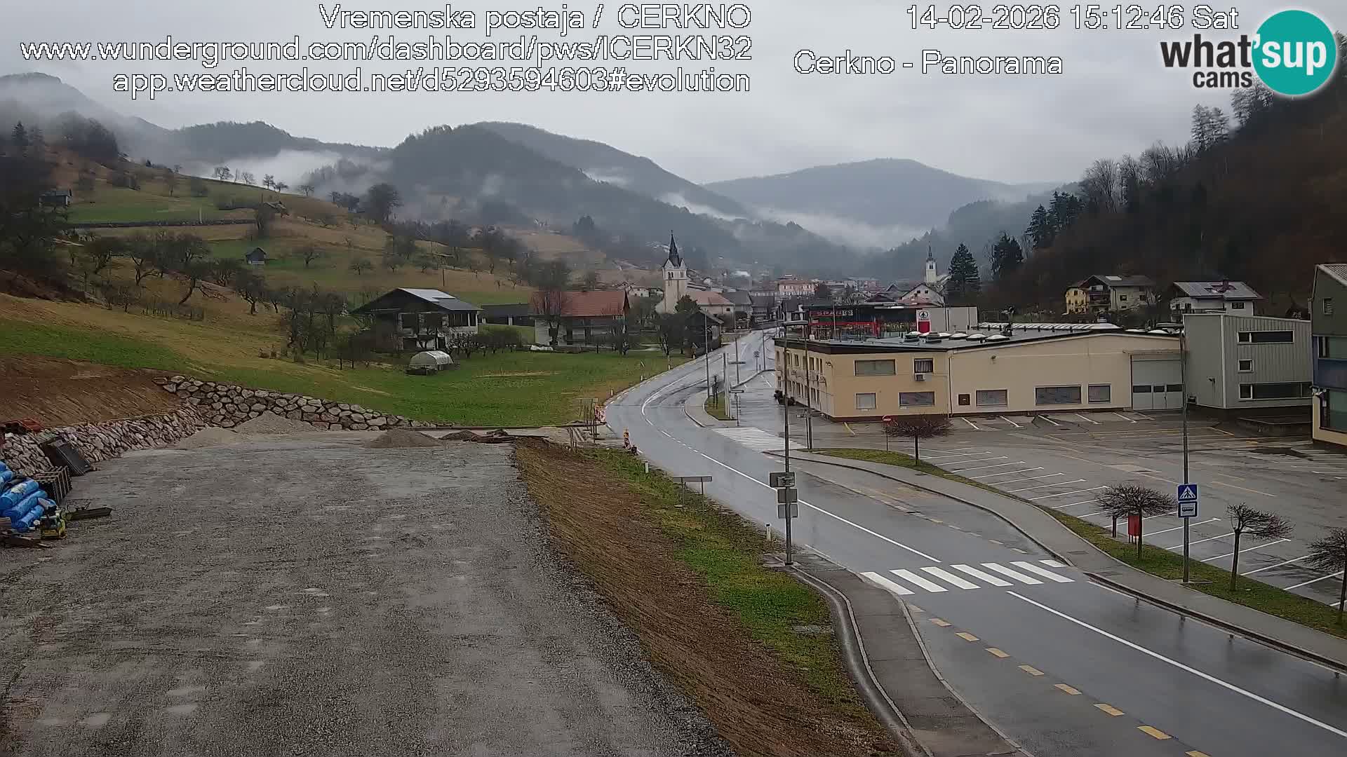 Cerkno ulaz u grad – Kamera uživo