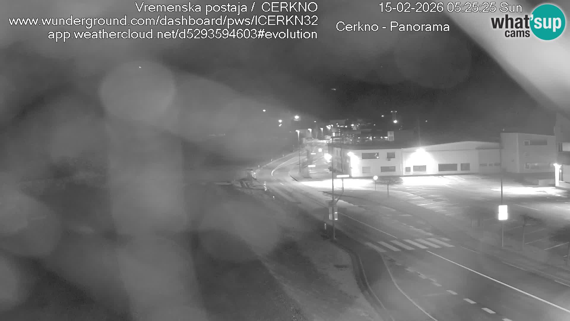 Cerkno entrada a la ciudad Webcam en vivo