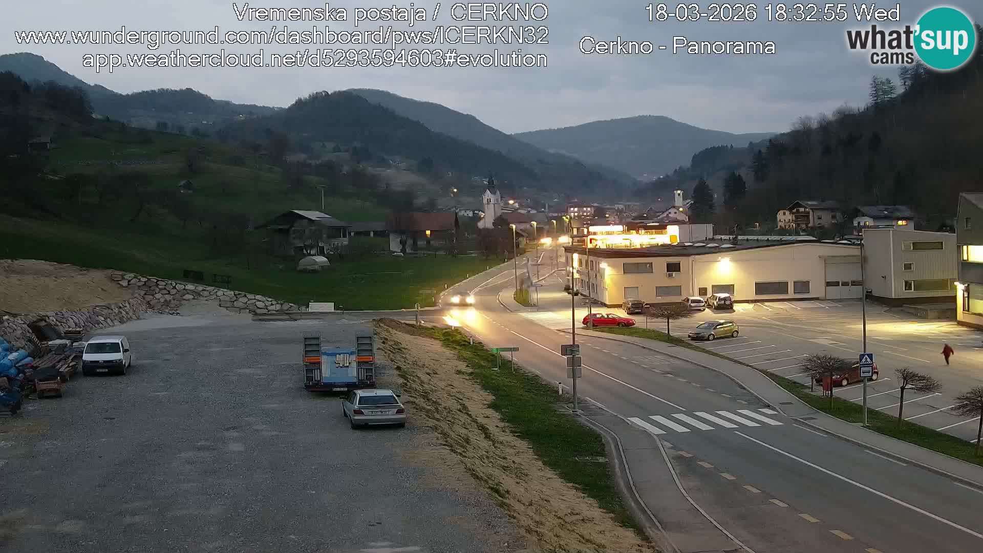 Webcam Ingresso Città di Cerkno