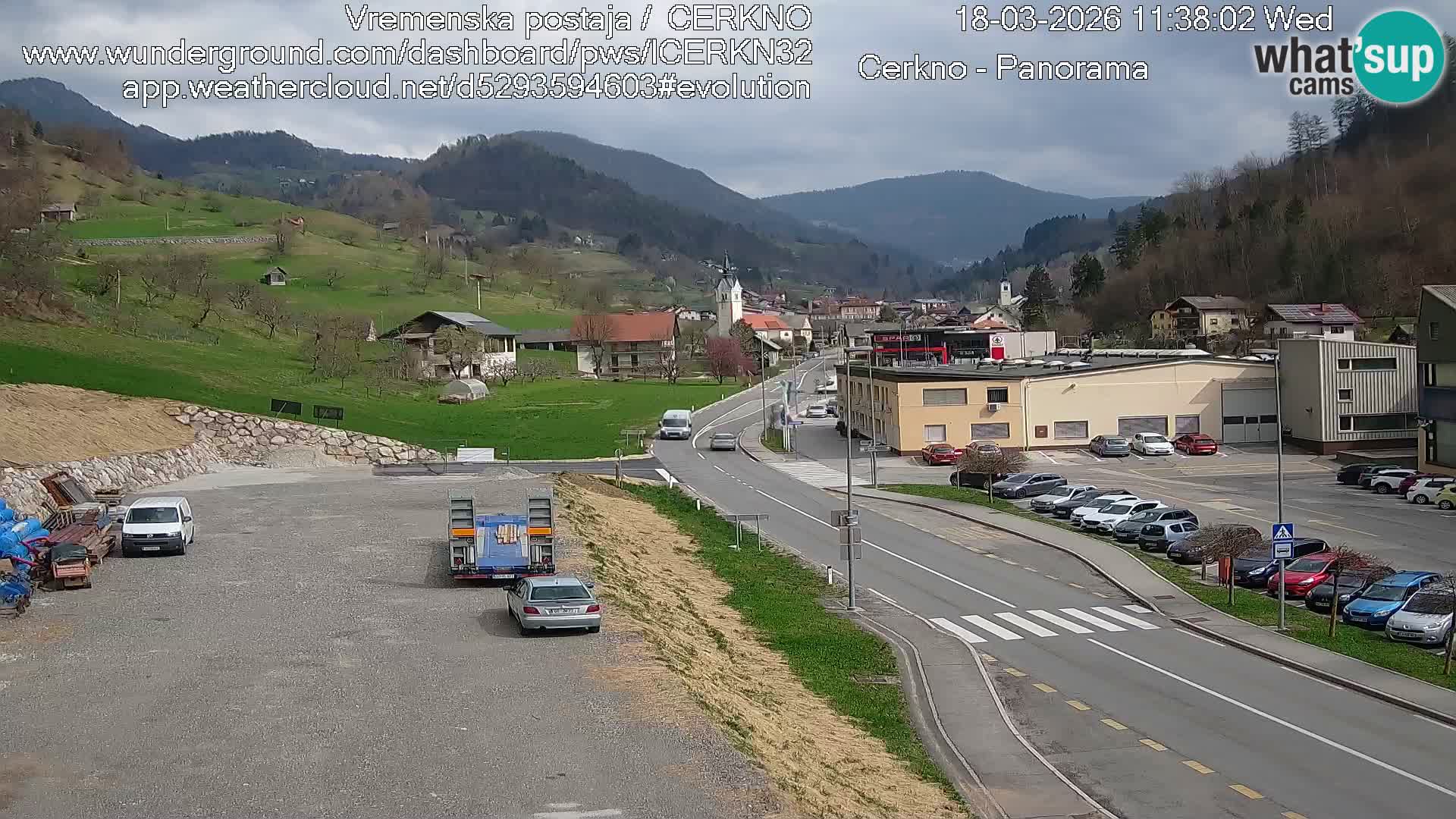 Webcam Ingresso Città di Cerkno