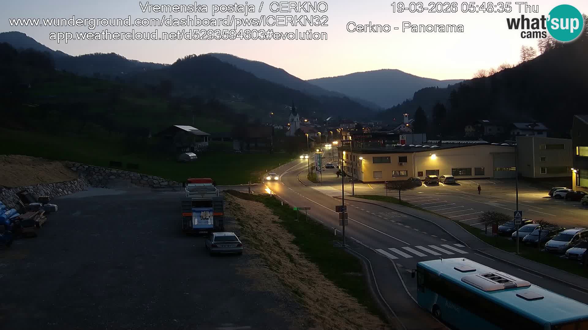 Webcam Ingresso Città di Cerkno