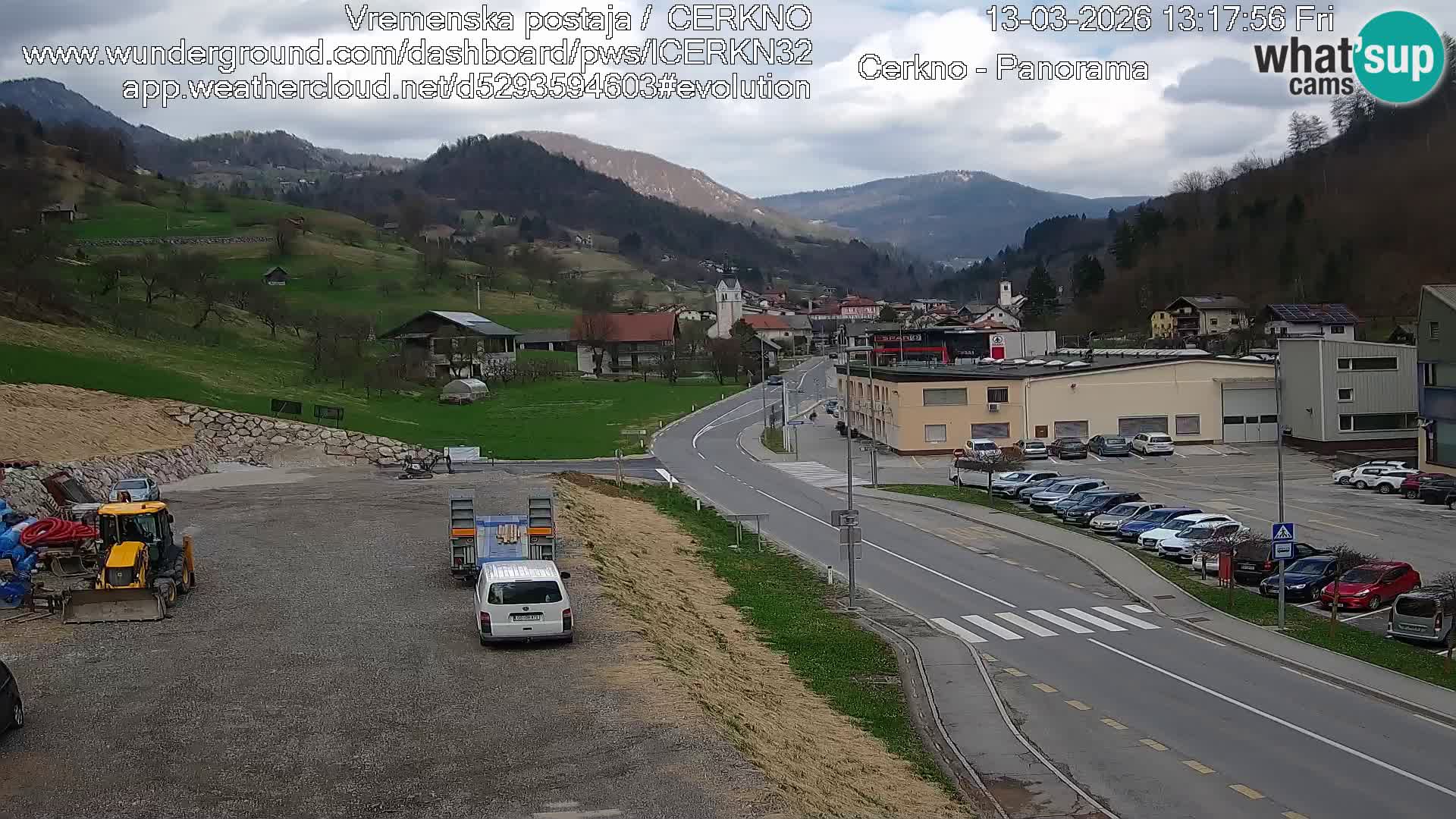 Cerkno Stadteingang Live-Webcam