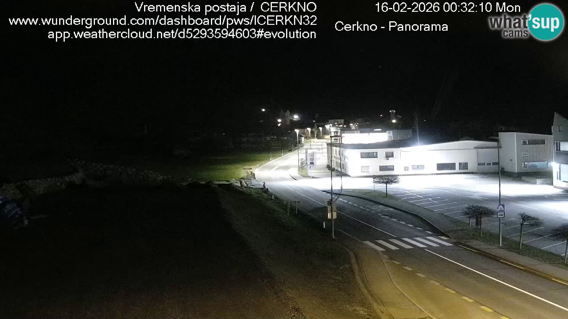 Cerkno entrada a la ciudad Webcam en vivo