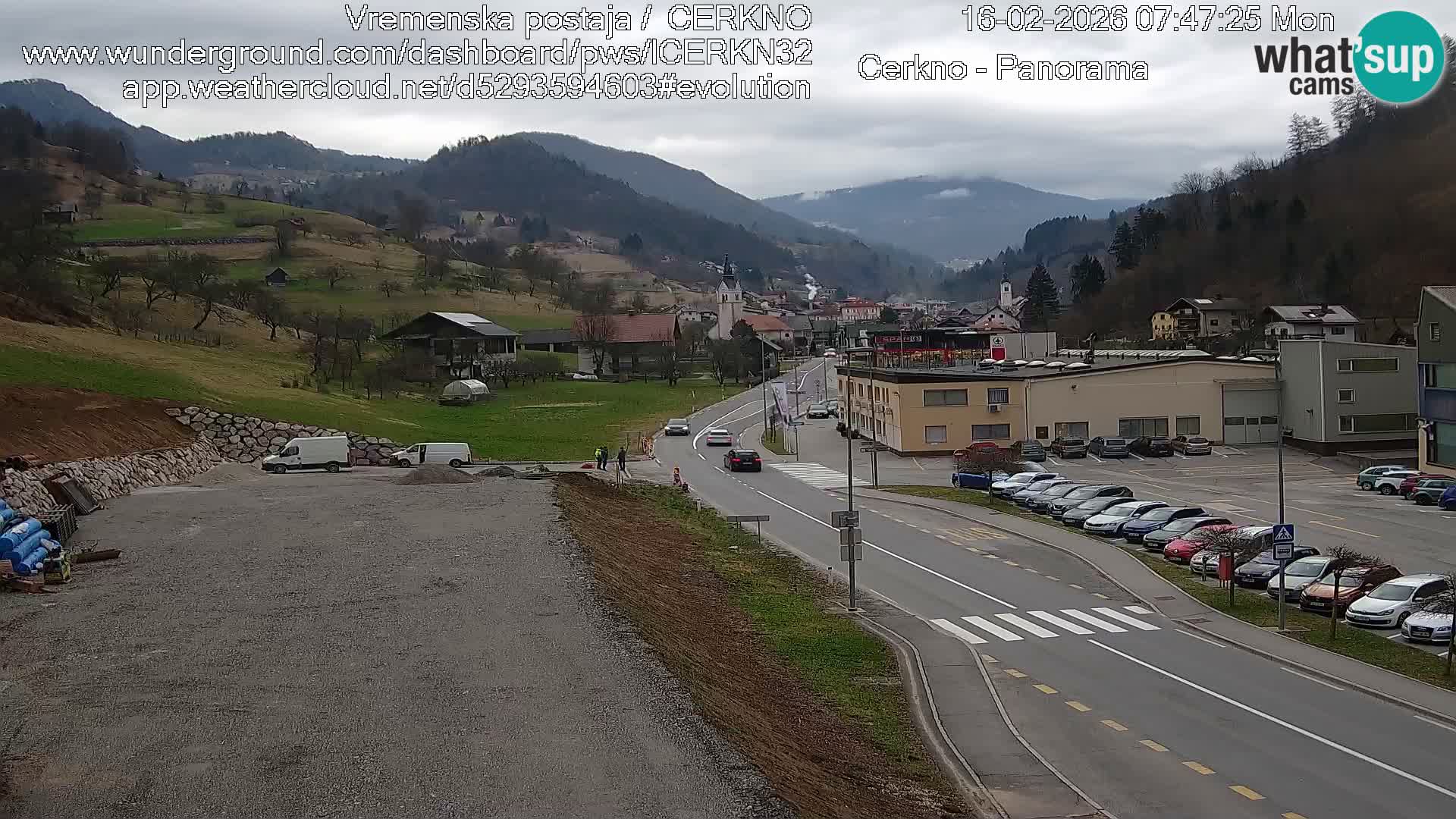 Webcam Ingresso Città di Cerkno