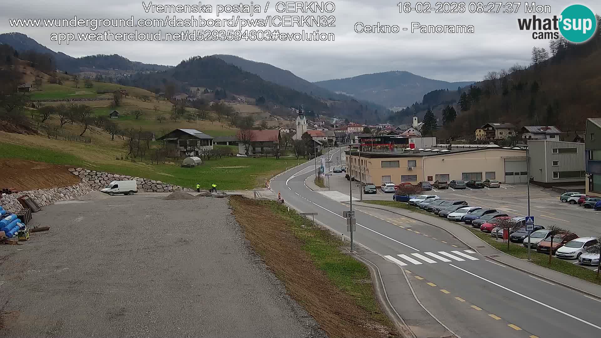 Cerkno Stadteingang Live-Webcam