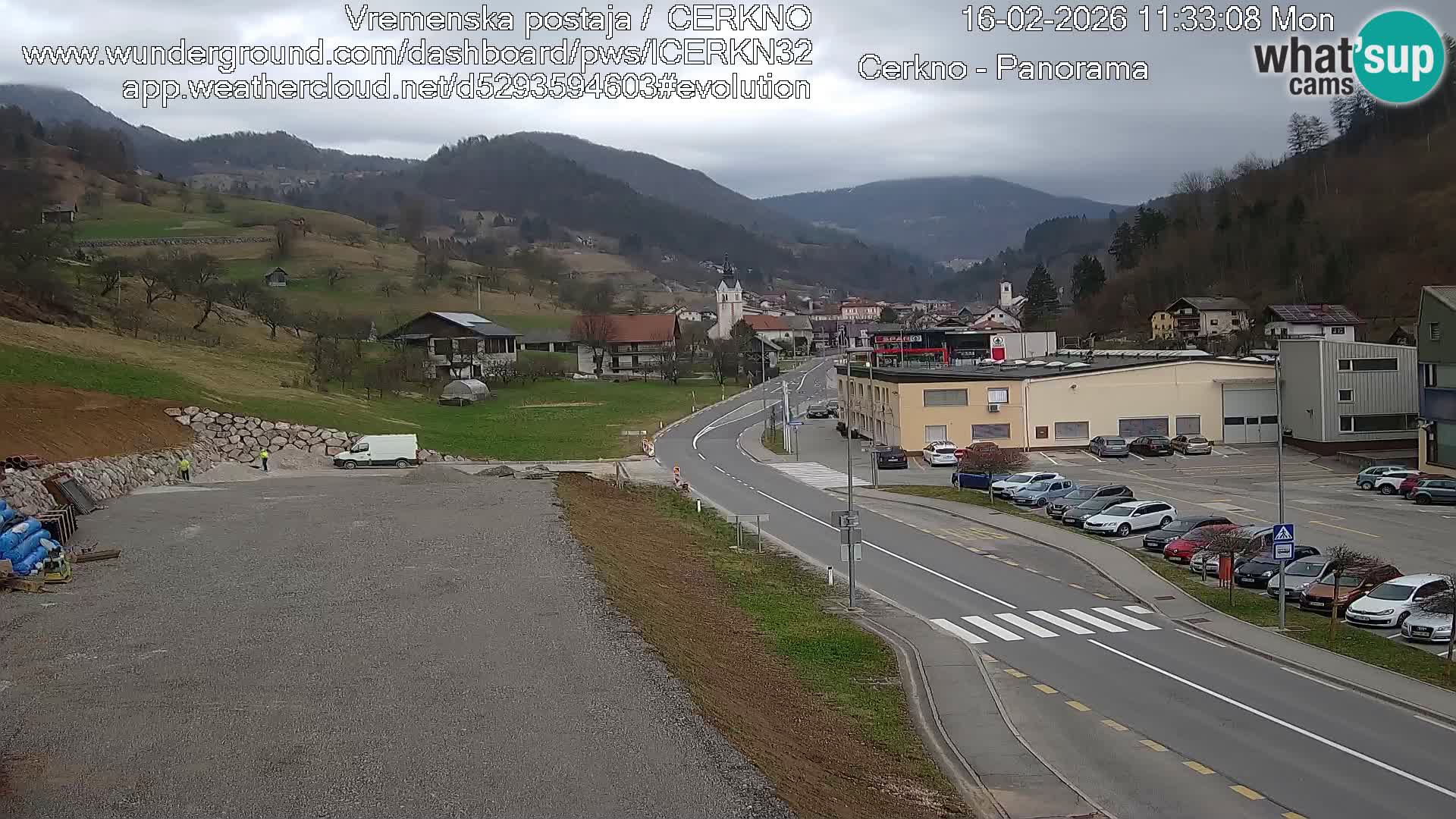 Cerkno Stadteingang Live-Webcam