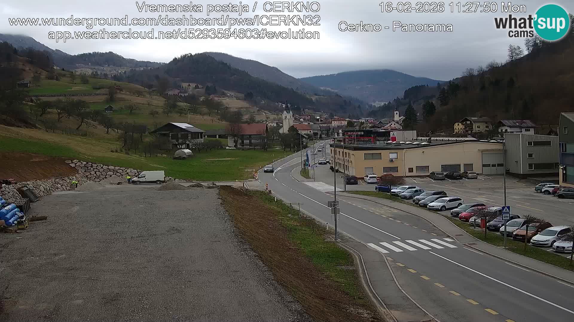 Cerkno ulaz u grad – Kamera uživo