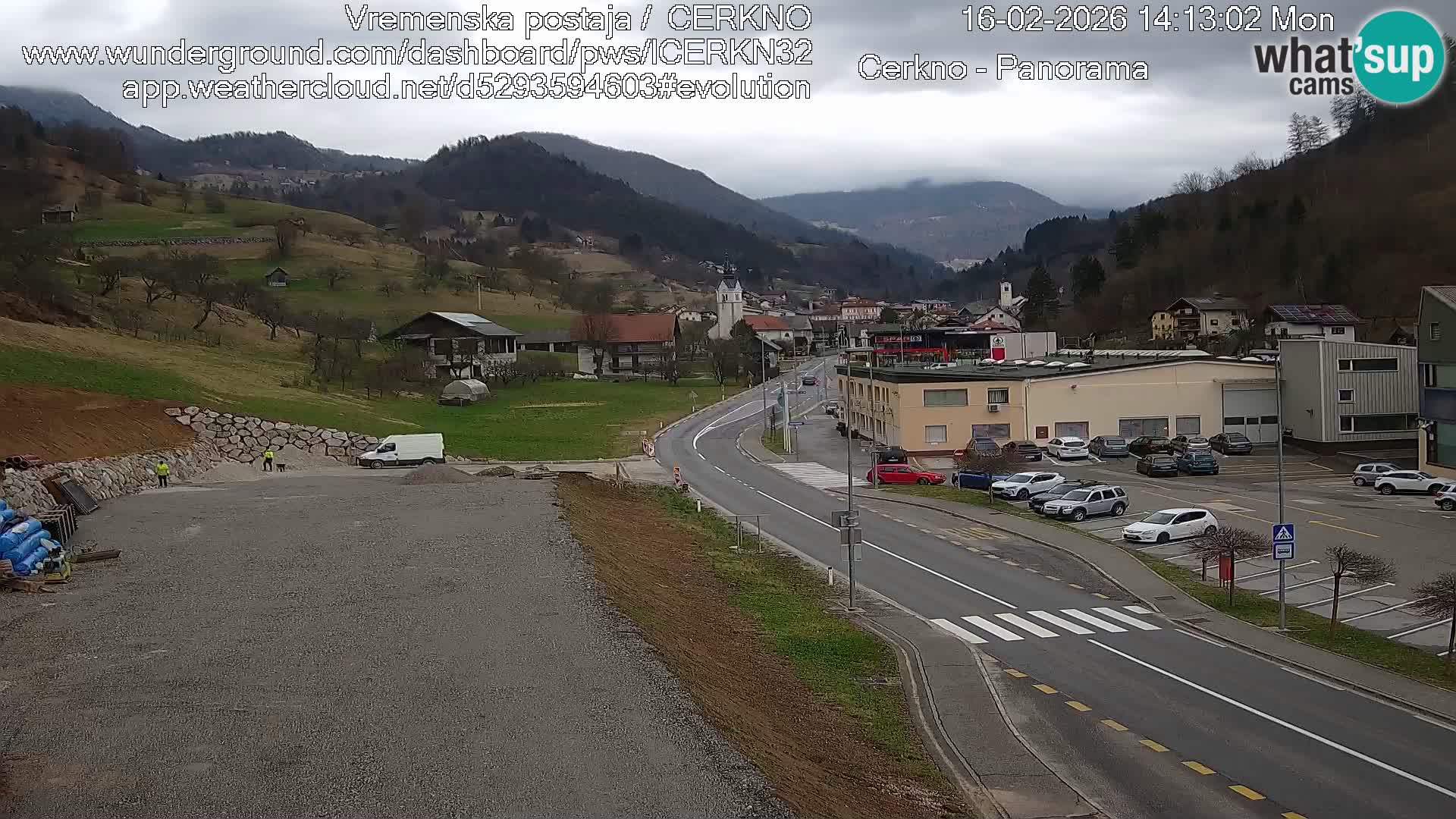 Cerkno Stadteingang Live-Webcam