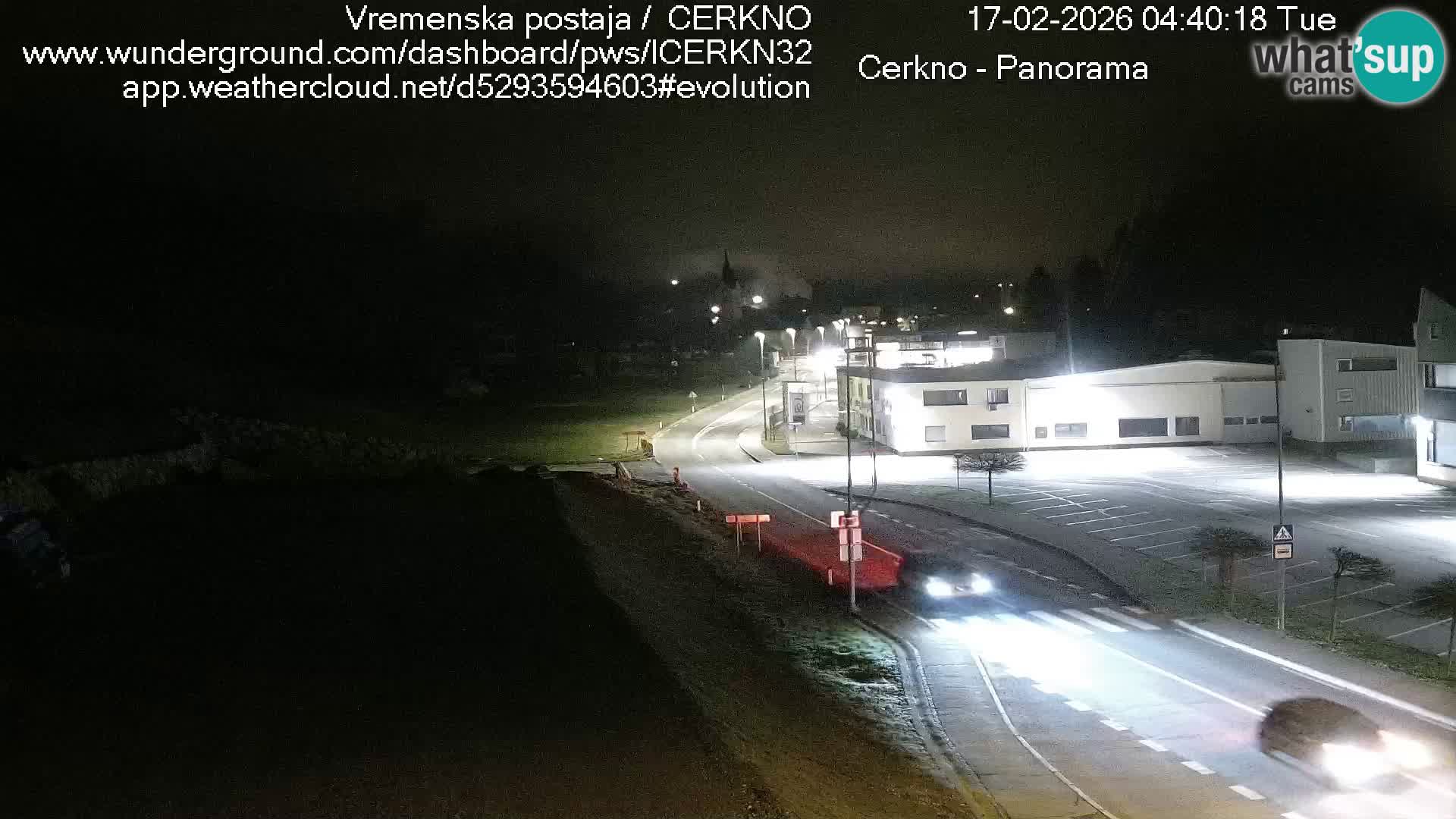 Cerkno ulaz u grad – Kamera uživo