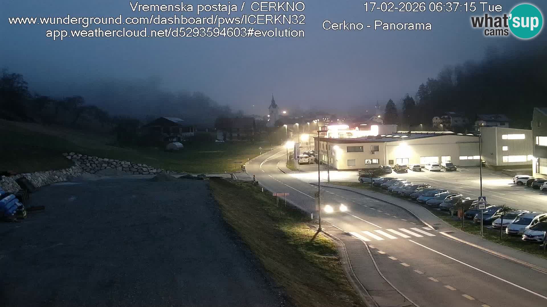 Cerkno Stadteingang Live-Webcam
