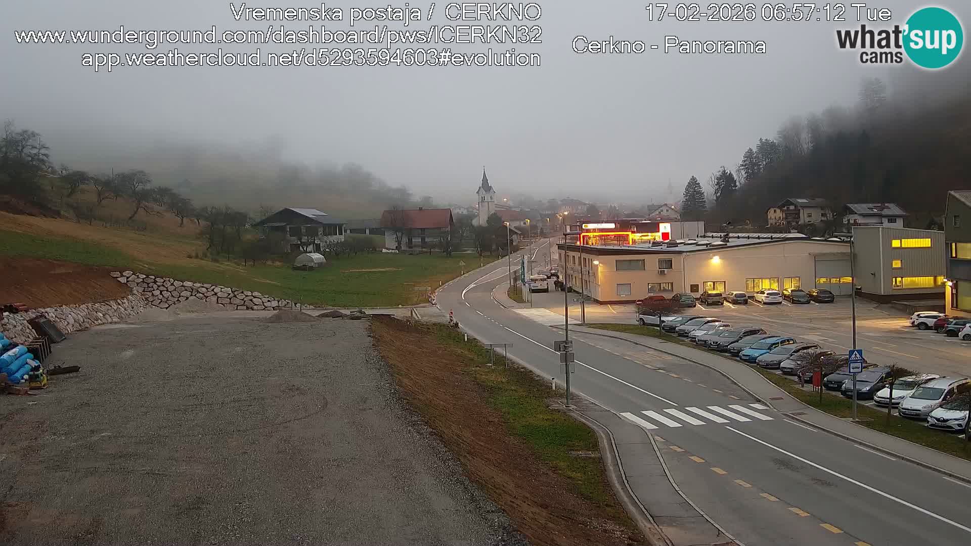 Cerkno Stadteingang Live-Webcam