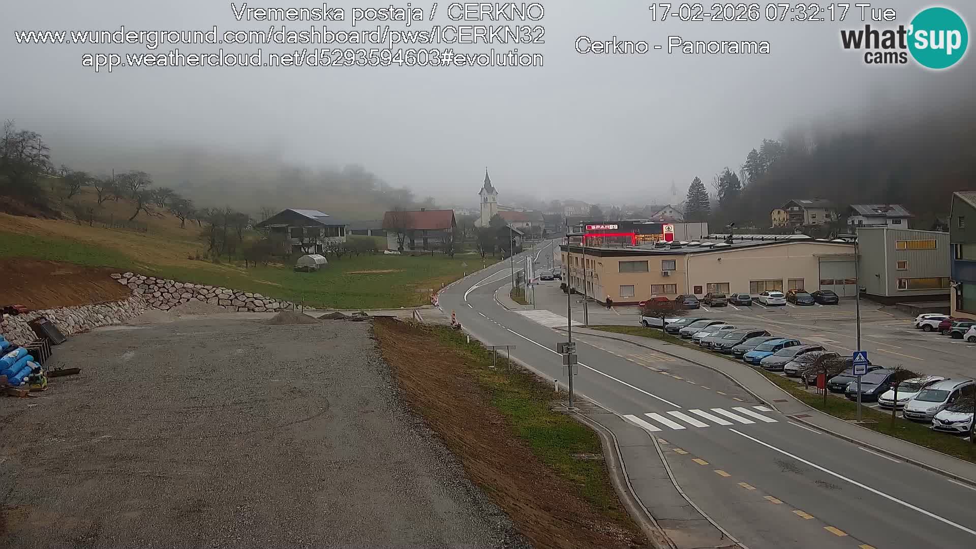 Cerkno ulaz u grad – Kamera uživo