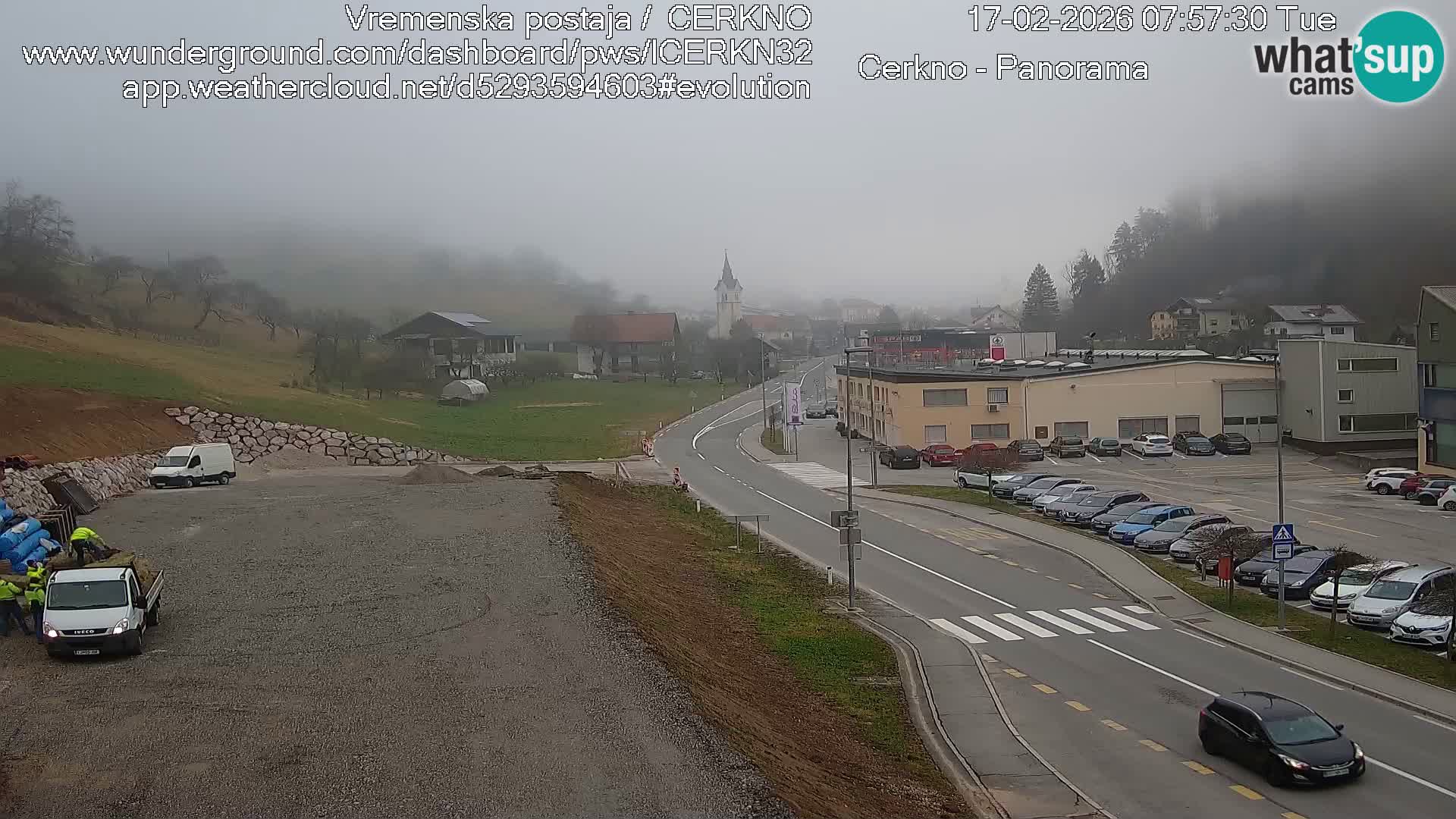 Cerkno ulaz u grad – Kamera uživo