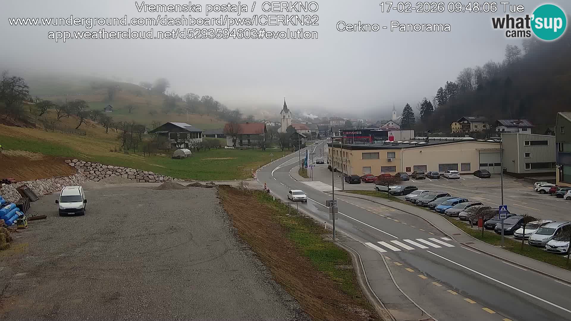 Webcam Ingresso Città di Cerkno