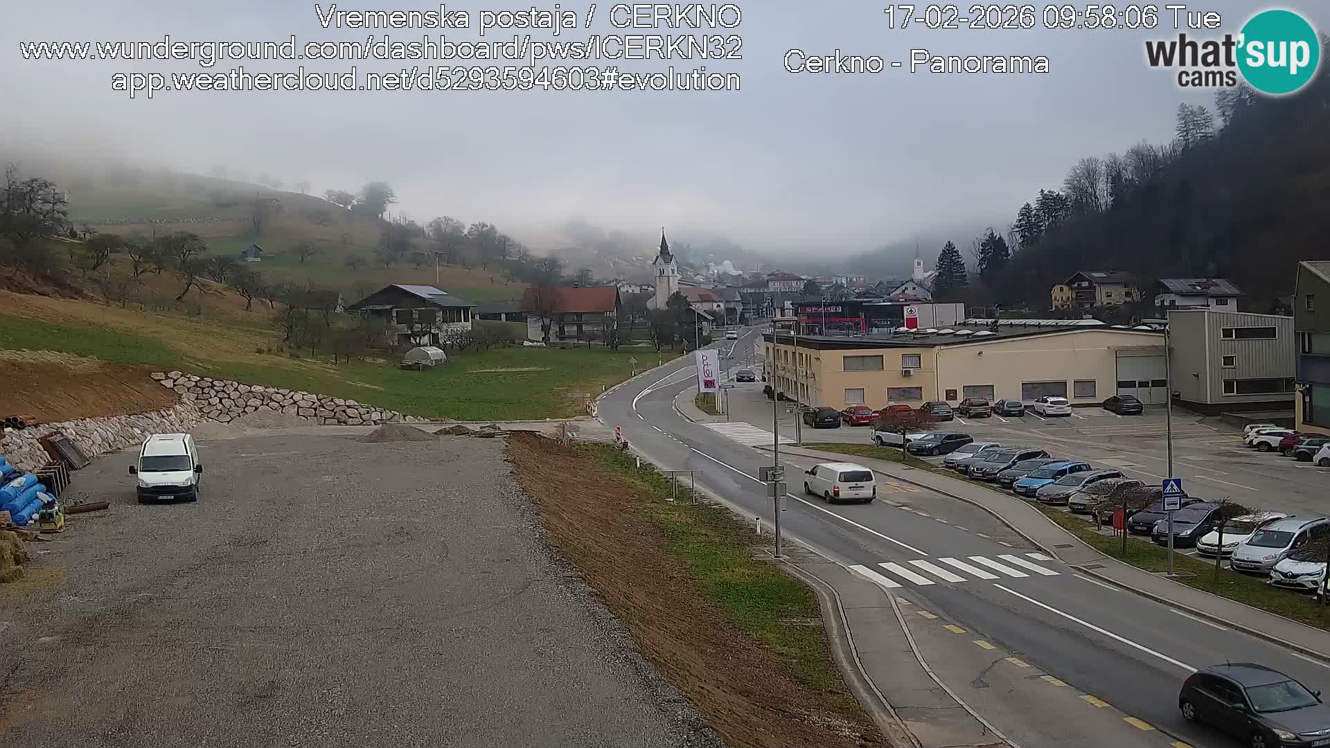 Webcam Ingresso Città di Cerkno