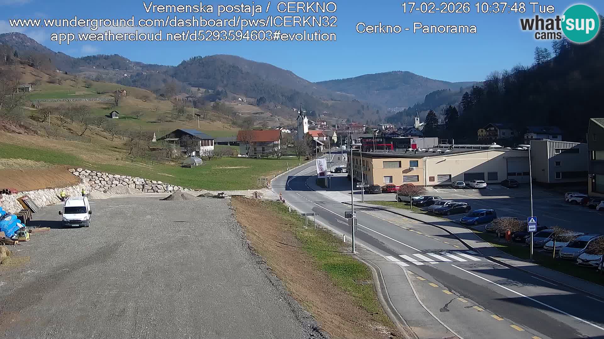 Cerkno Stadteingang Live-Webcam