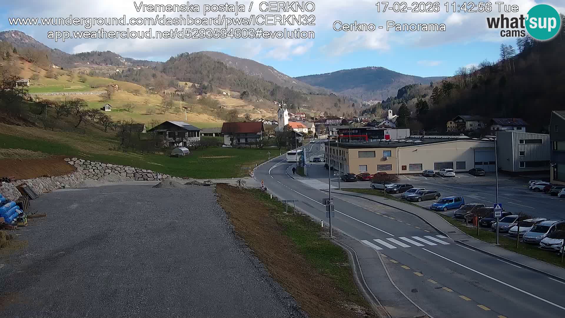 Webcam Ingresso Città di Cerkno