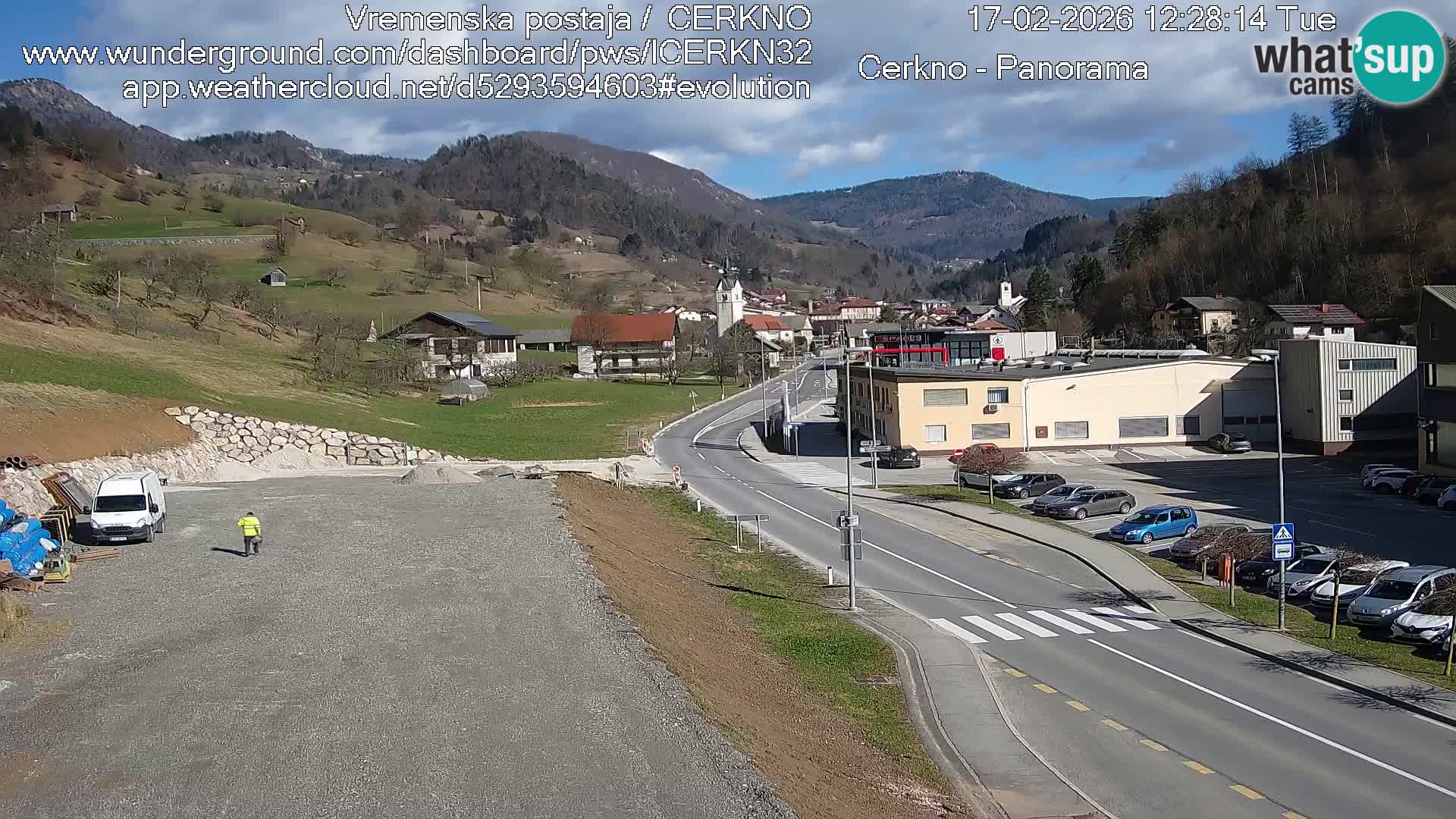 Cerkno Stadteingang Live-Webcam
