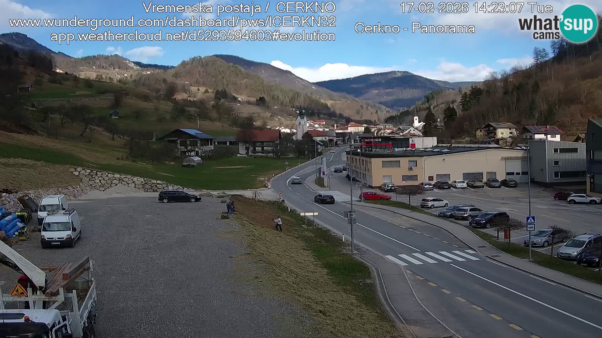 Webcam Ingresso Città di Cerkno