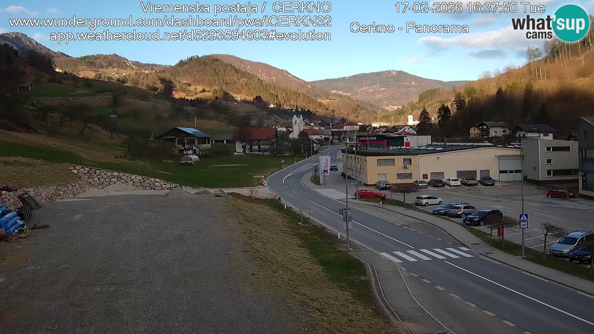 Webcam Ingresso Città di Cerkno