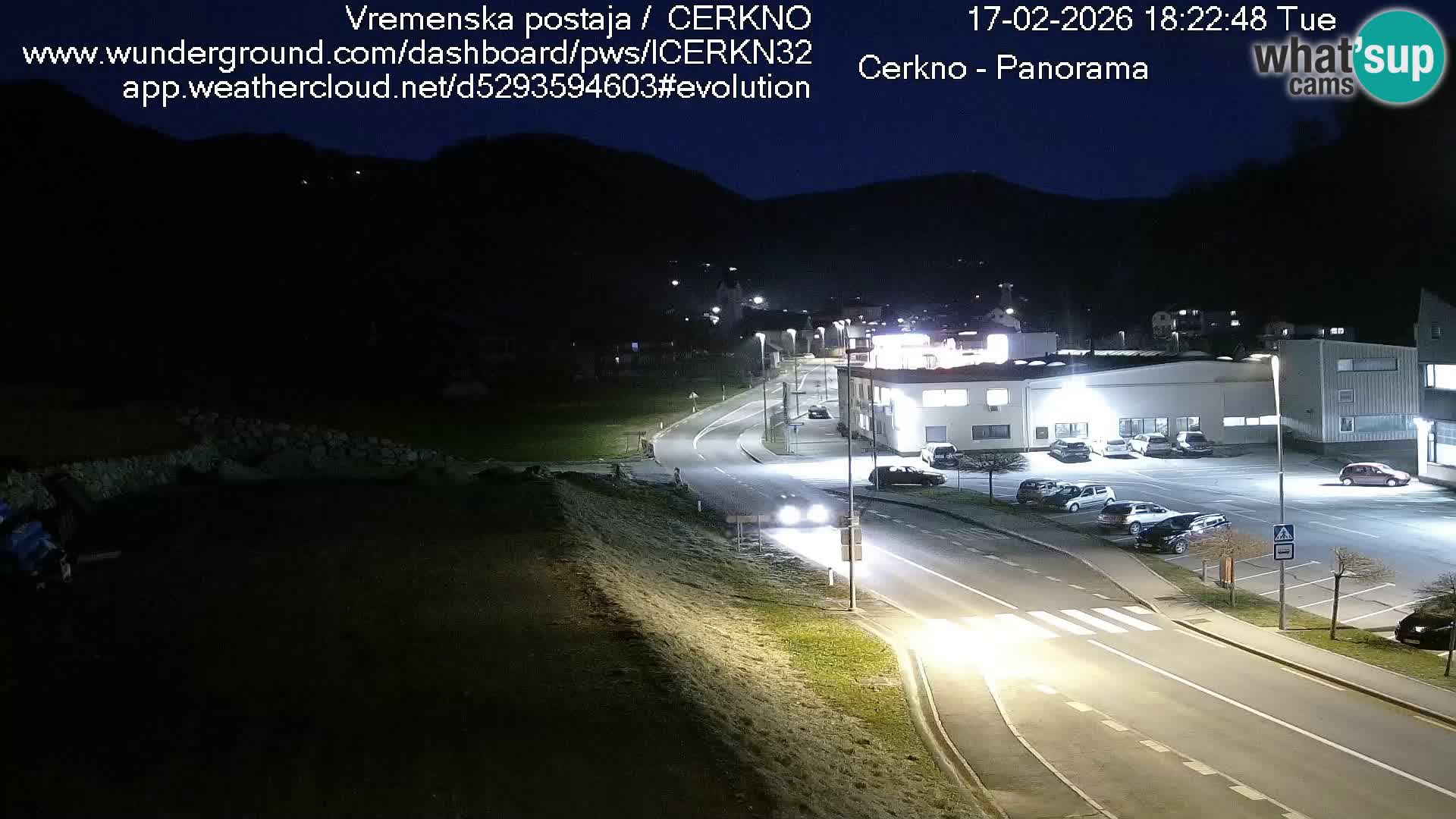 Cerkno ulaz u grad – Kamera uživo