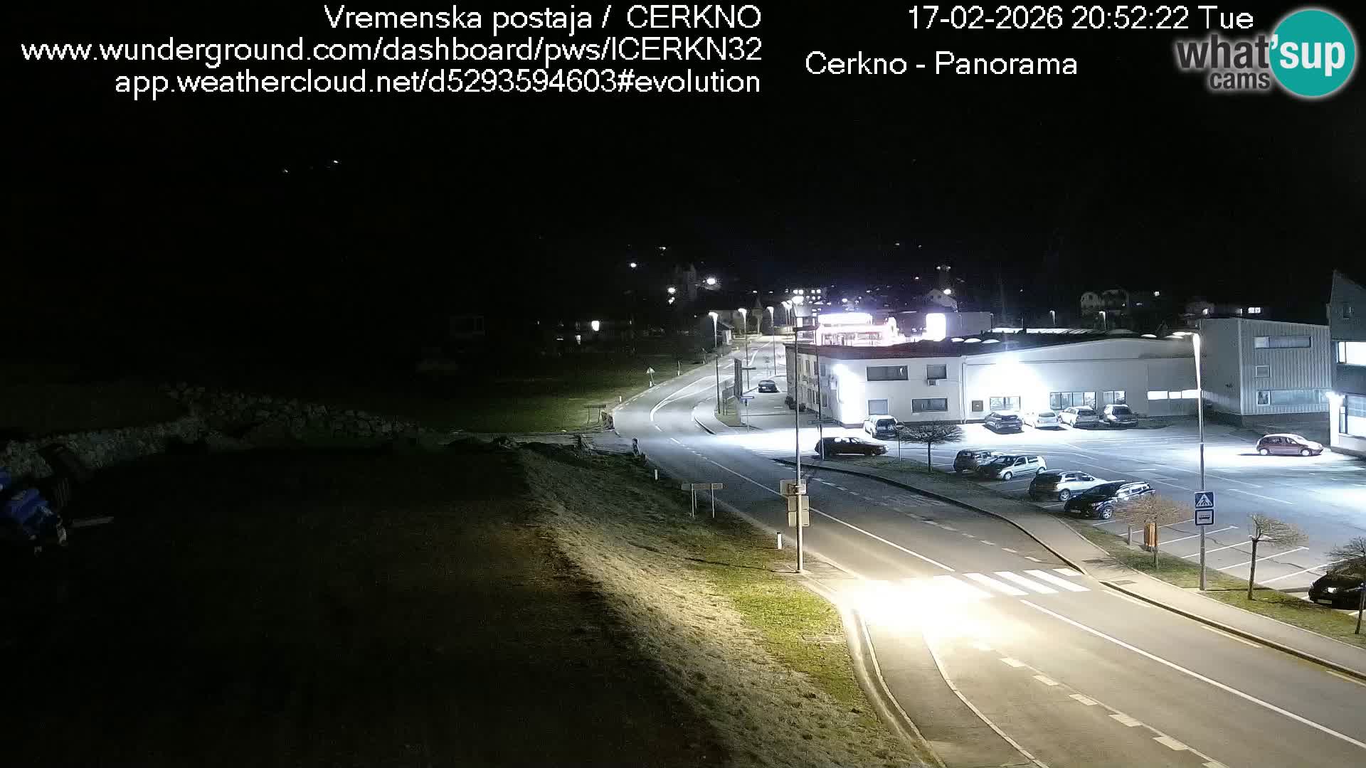 Cerkno ulaz u grad – Kamera uživo