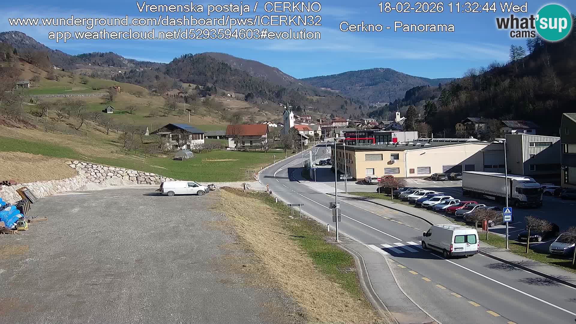 Cerkno Stadteingang Live-Webcam