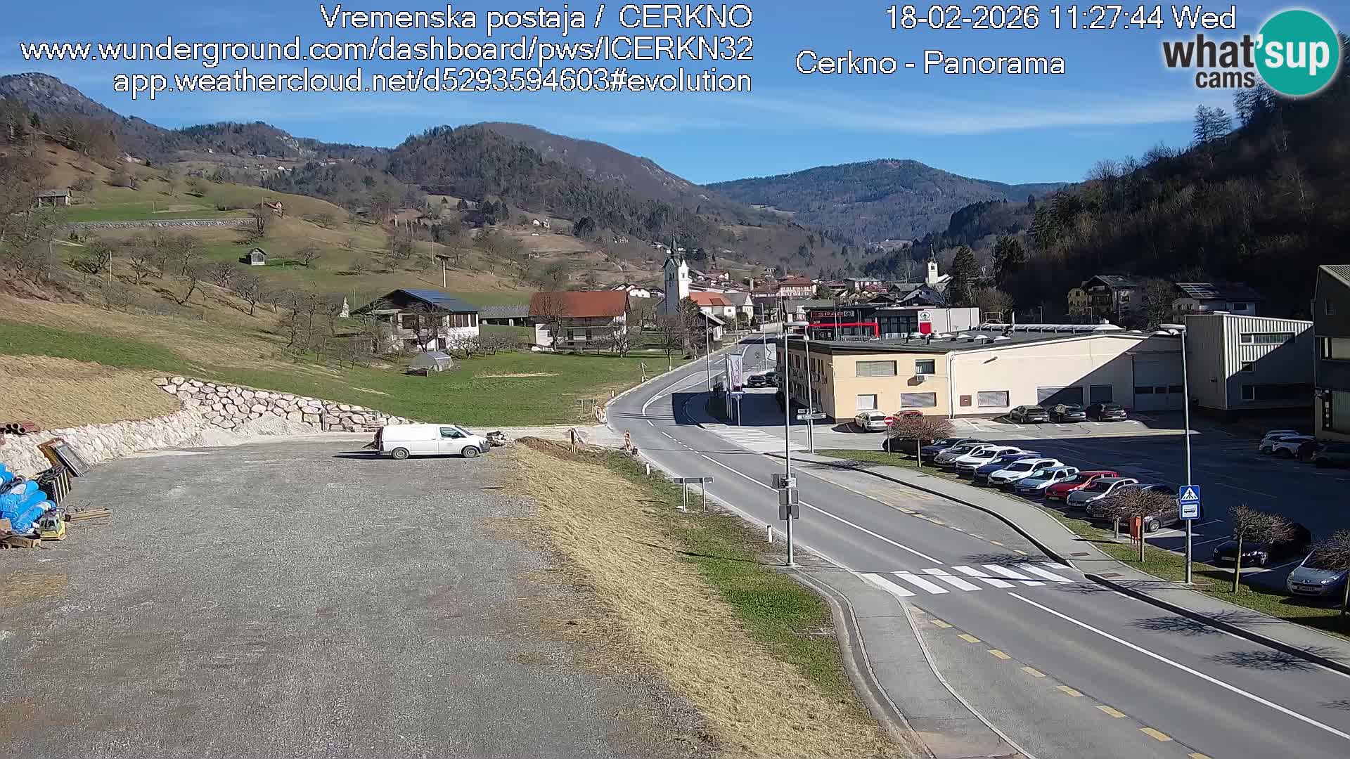 Webcam Ingresso Città di Cerkno