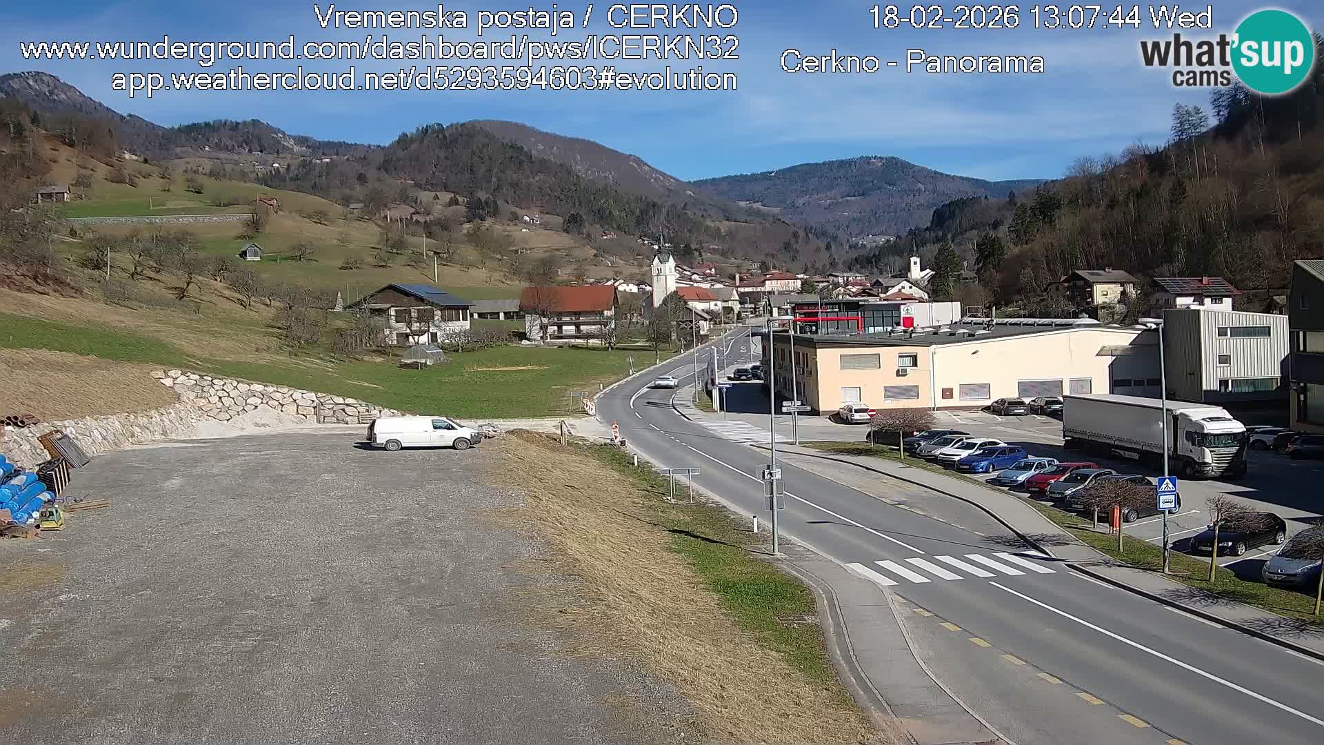 Webcam Ingresso Città di Cerkno