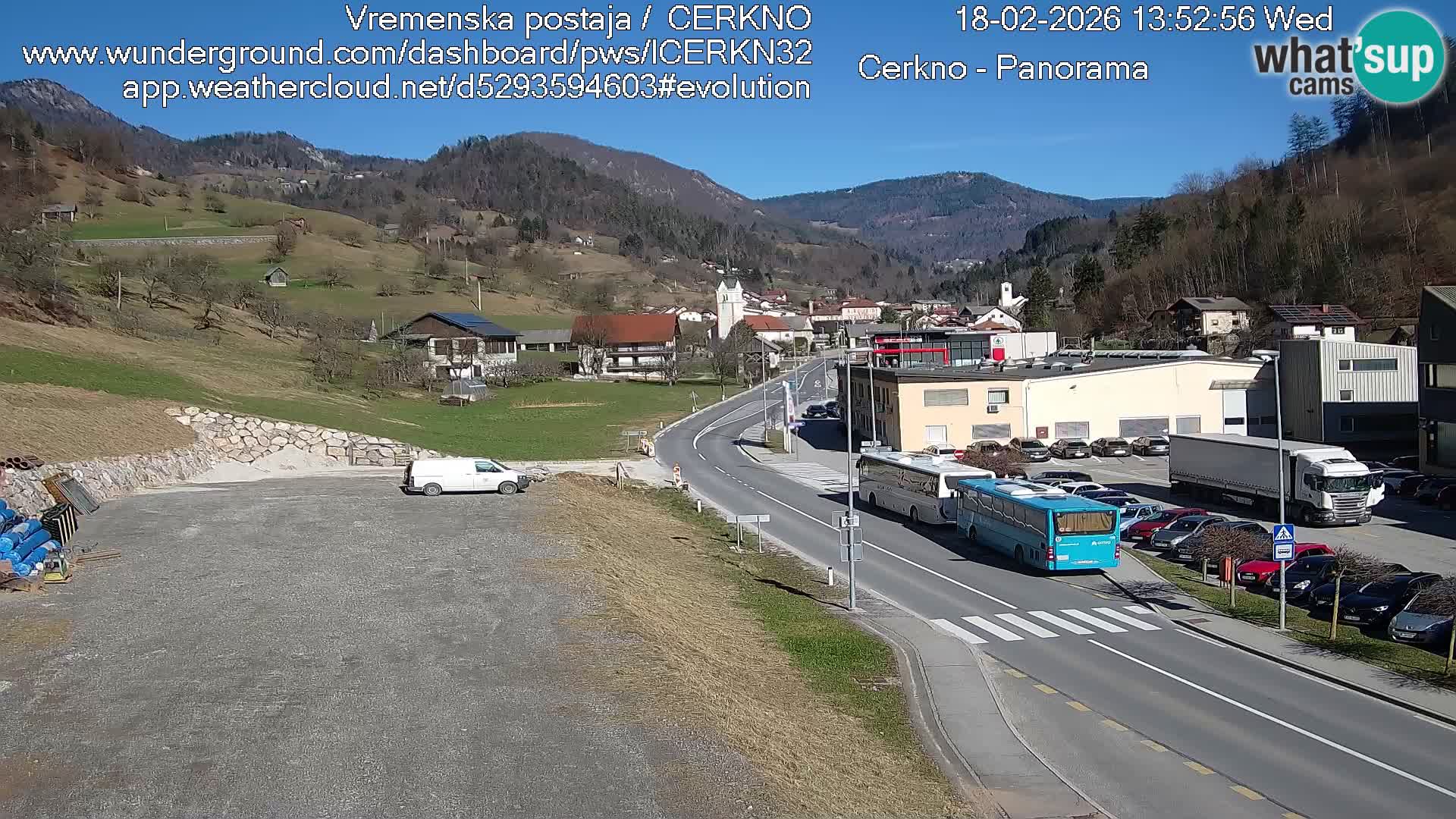 Cerkno ulaz u grad – Kamera uživo