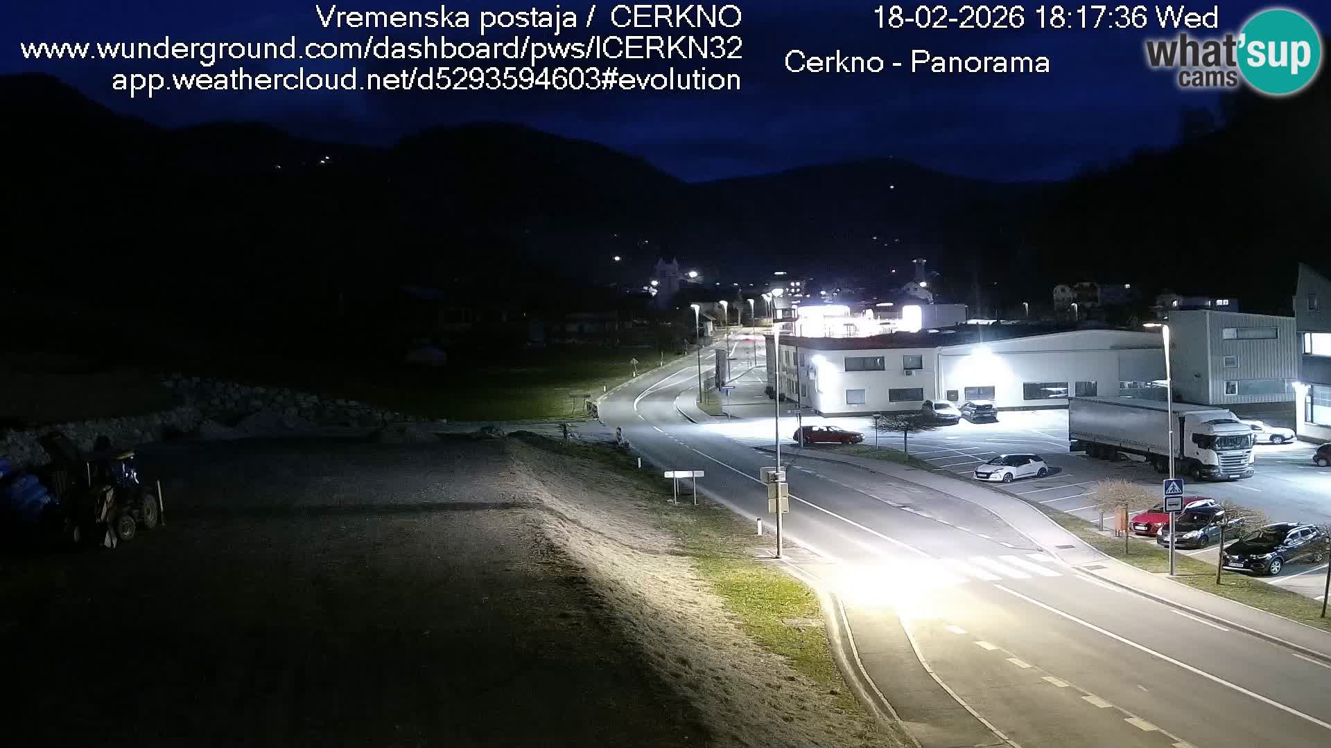 Cerkno Stadteingang Live-Webcam