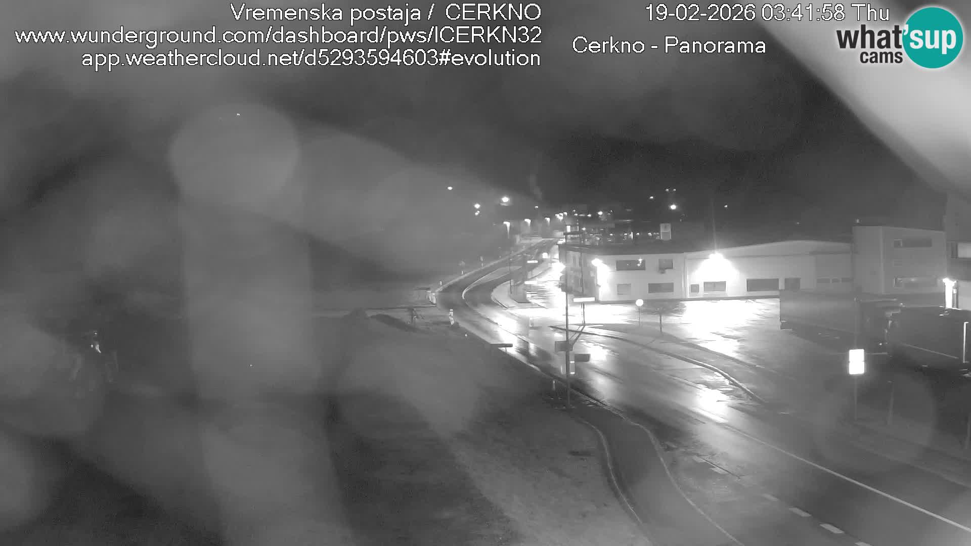 Cerkno city entrance Live Webcam