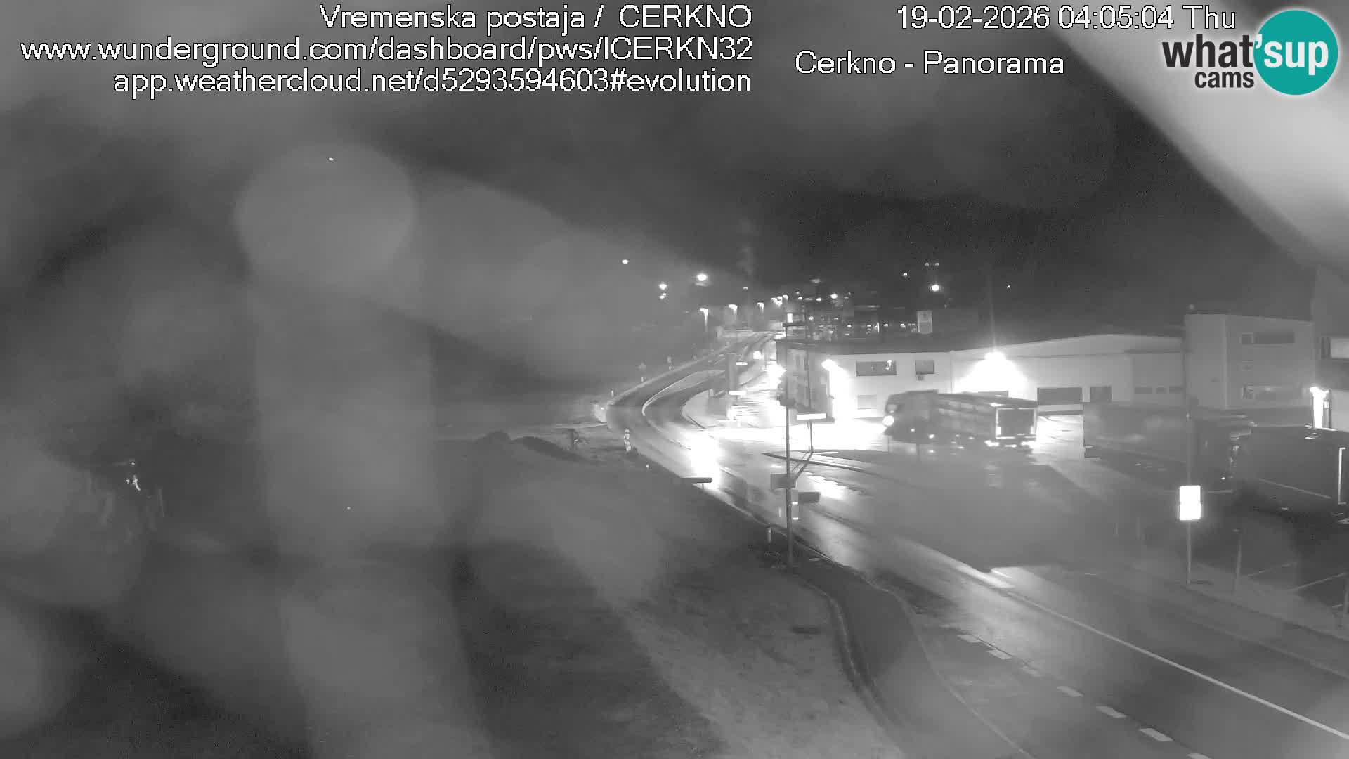 Cerkno entrada a la ciudad Webcam en vivo