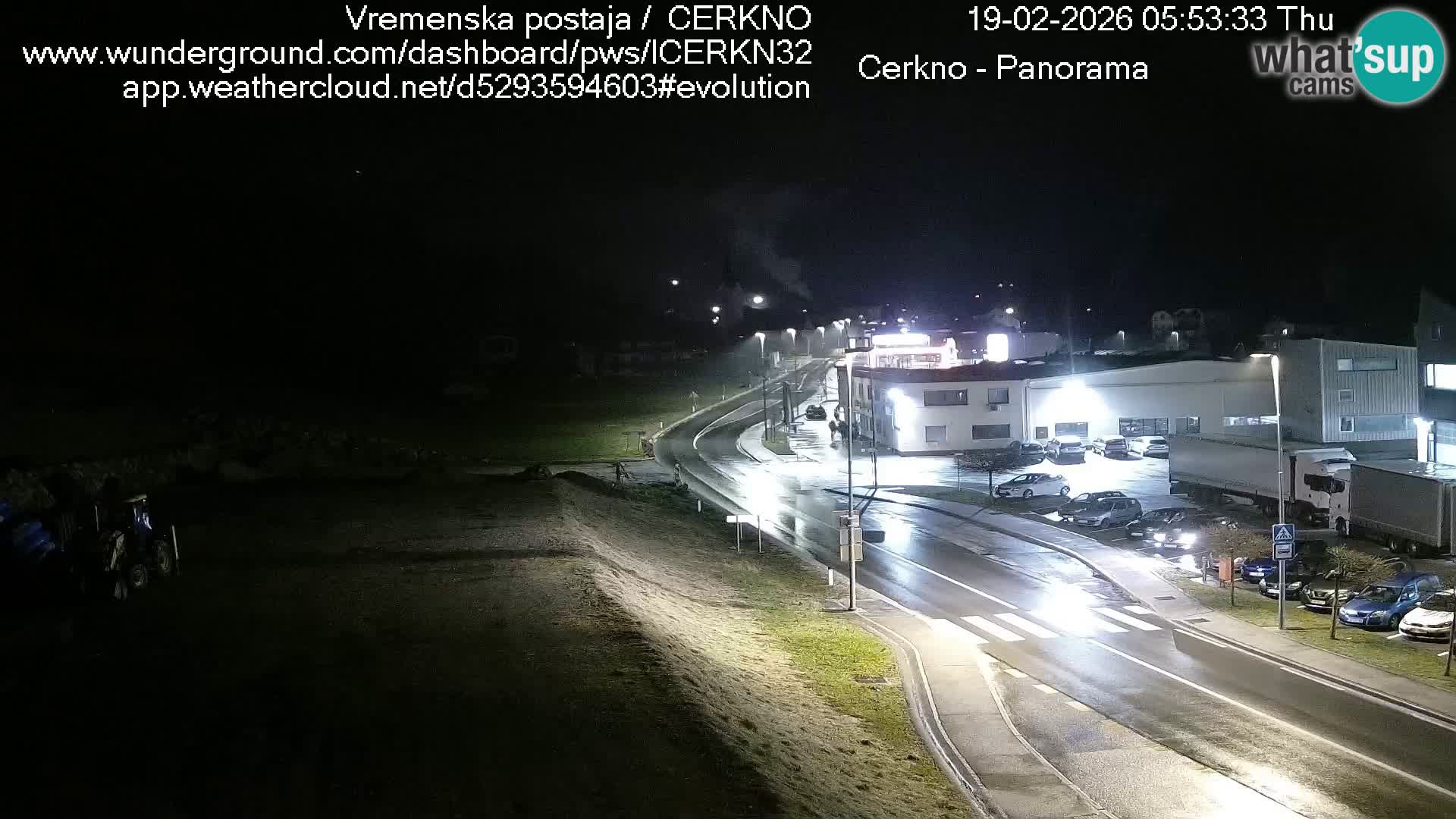 Cerkno ulaz u grad – Kamera uživo