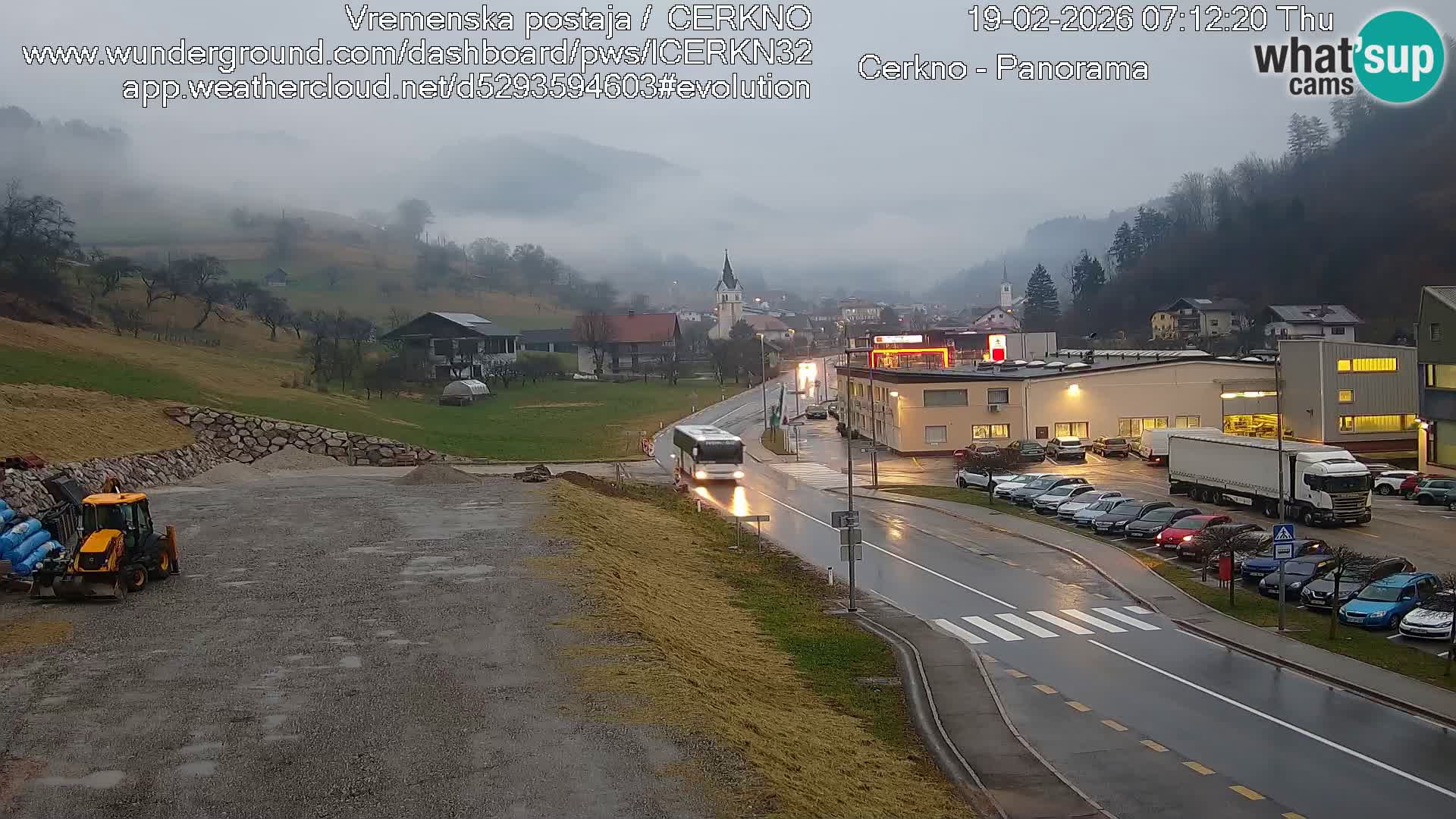 Cerkno ulaz u grad – Kamera uživo