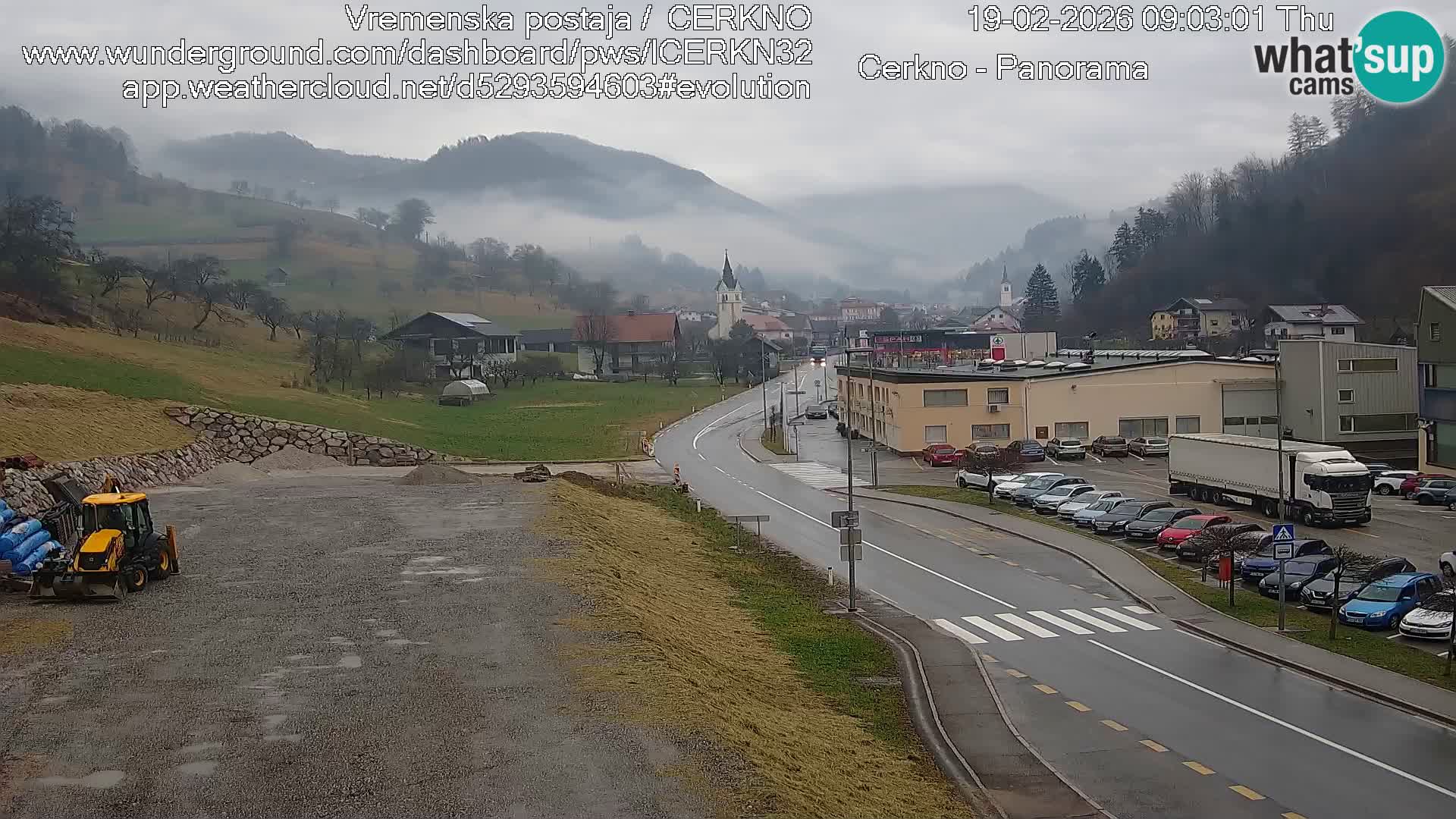 Cerkno ulaz u grad – Kamera uživo