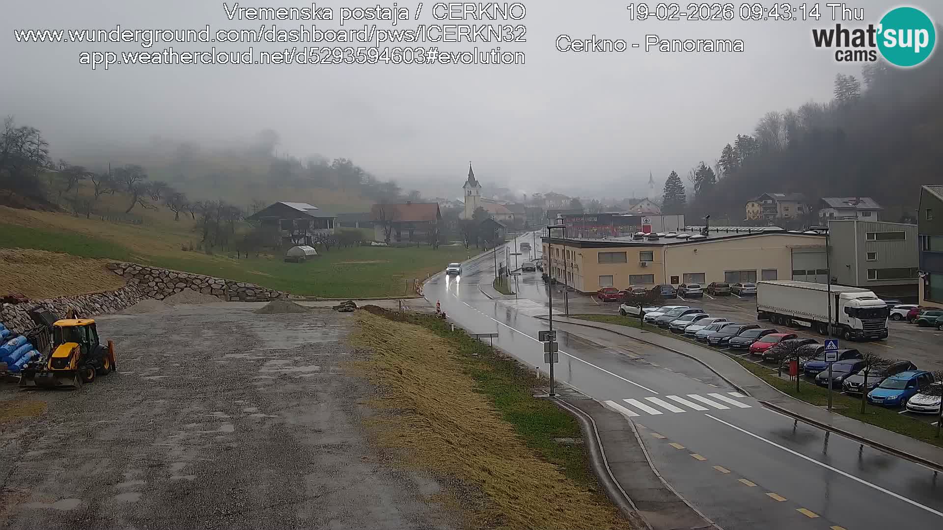 Cerkno ulaz u grad – Kamera uživo