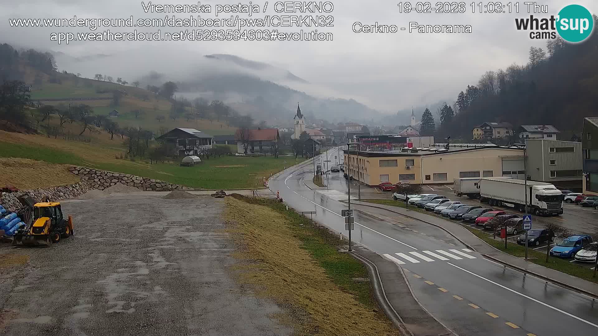 Cerkno ulaz u grad – Kamera uživo