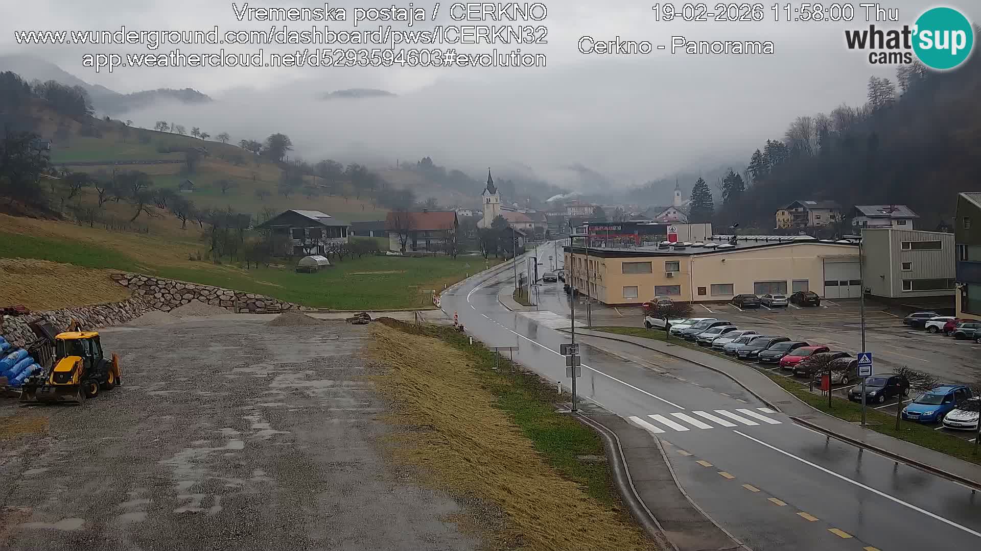 Cerkno ulaz u grad – Kamera uživo