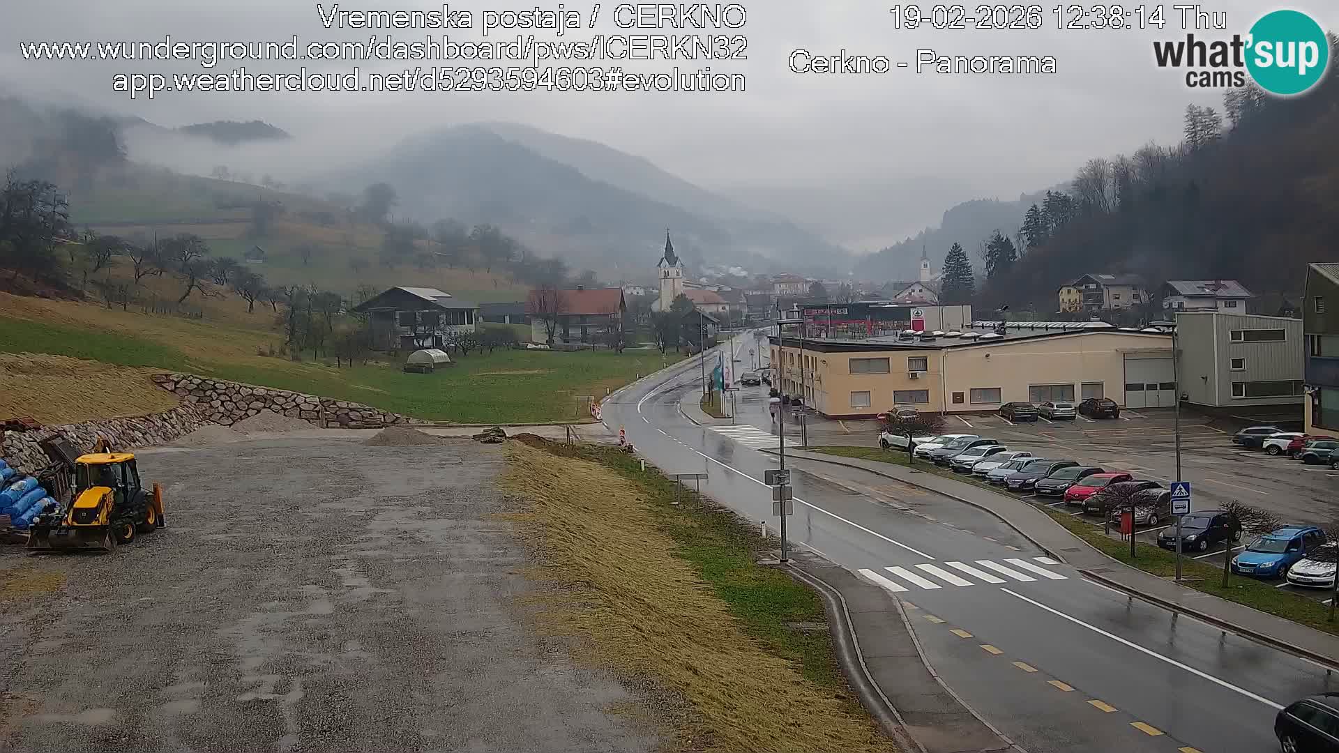 Cerkno ulaz u grad – Kamera uživo