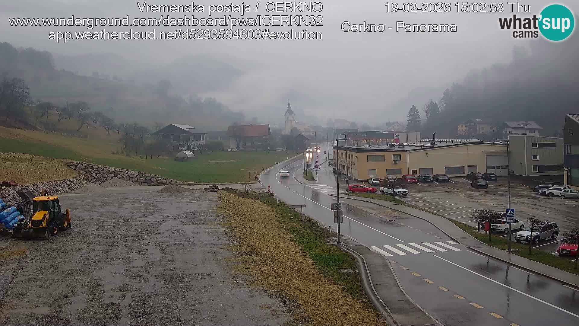 Cerkno ulaz u grad – Kamera uživo