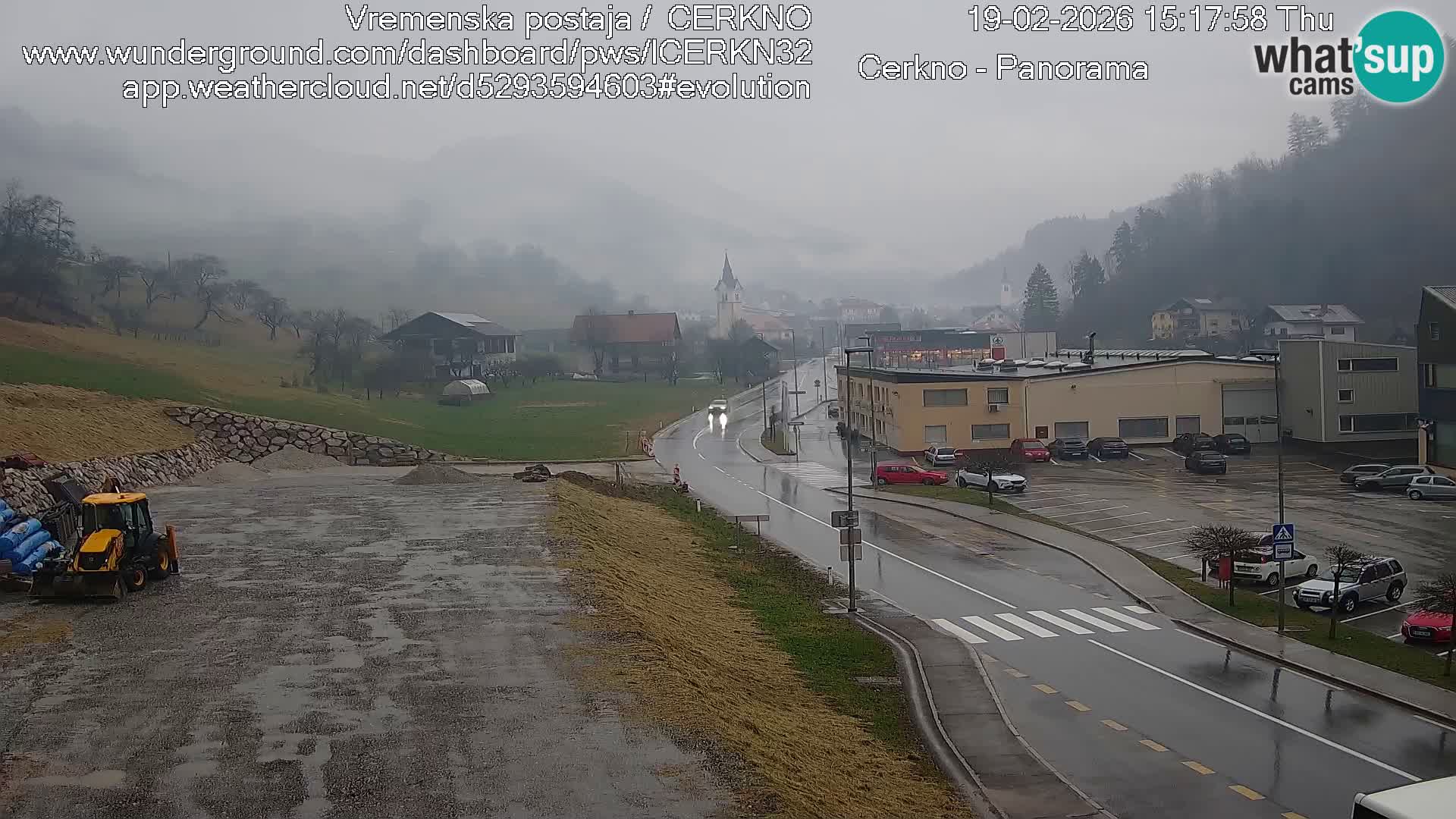 Cerkno ulaz u grad – Kamera uživo