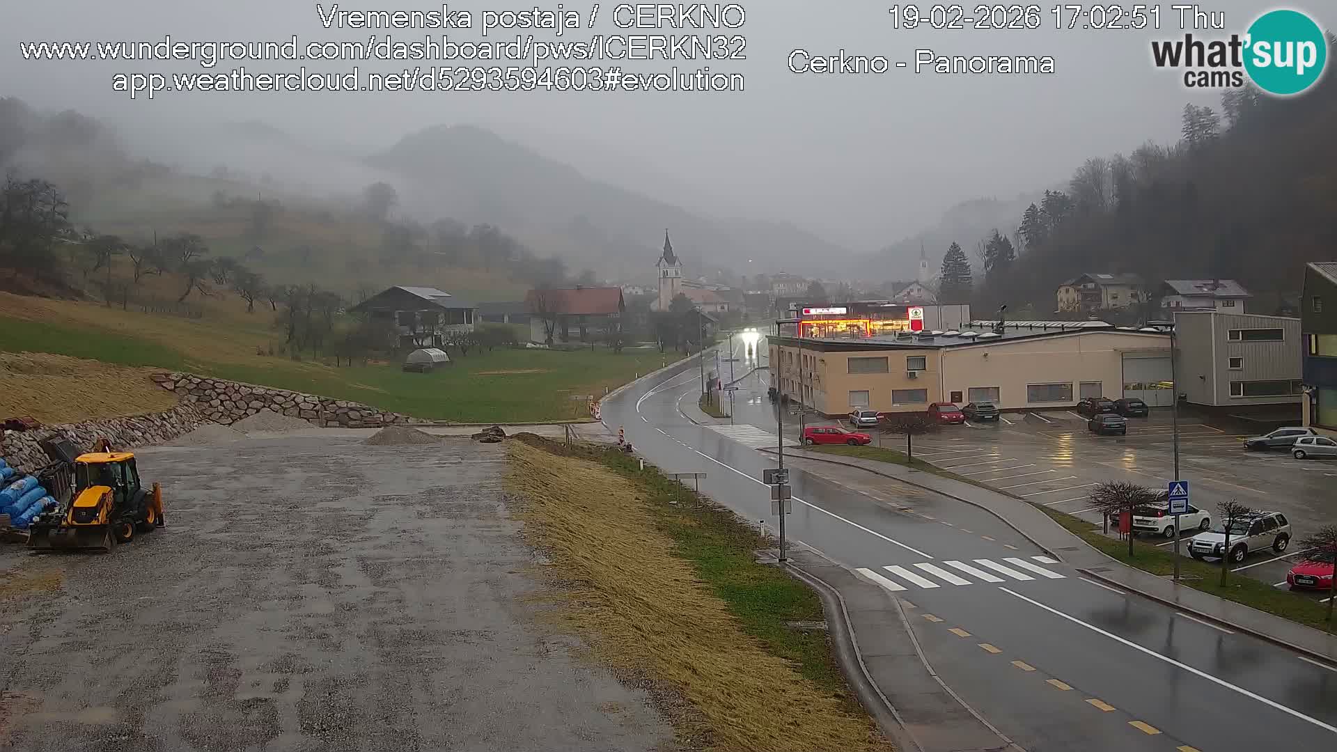 Webcam Ingresso Città di Cerkno