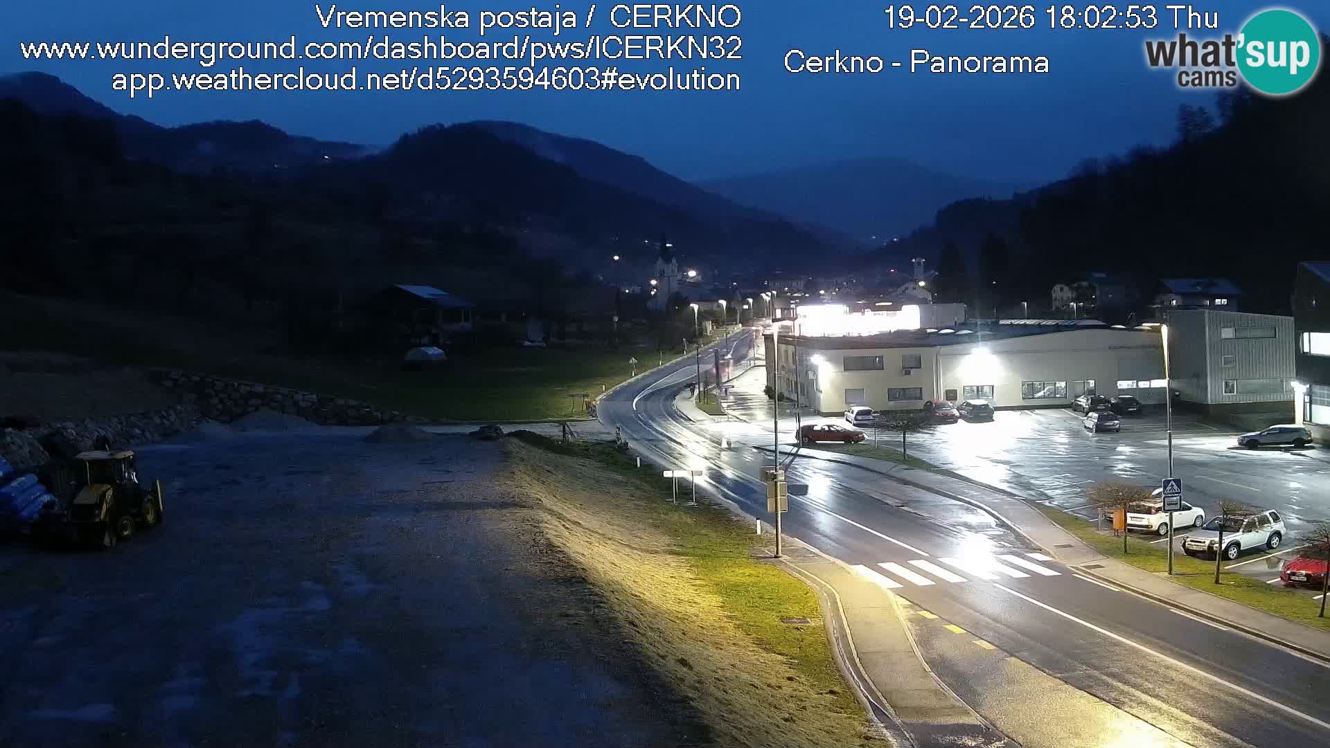 Cerkno ulaz u grad – Kamera uživo