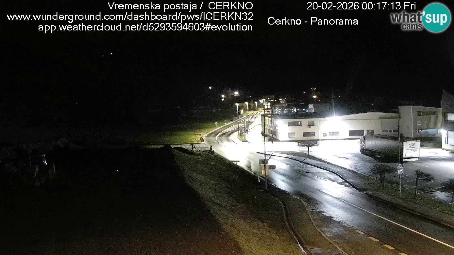 Cerkno entrada a la ciudad Webcam en vivo