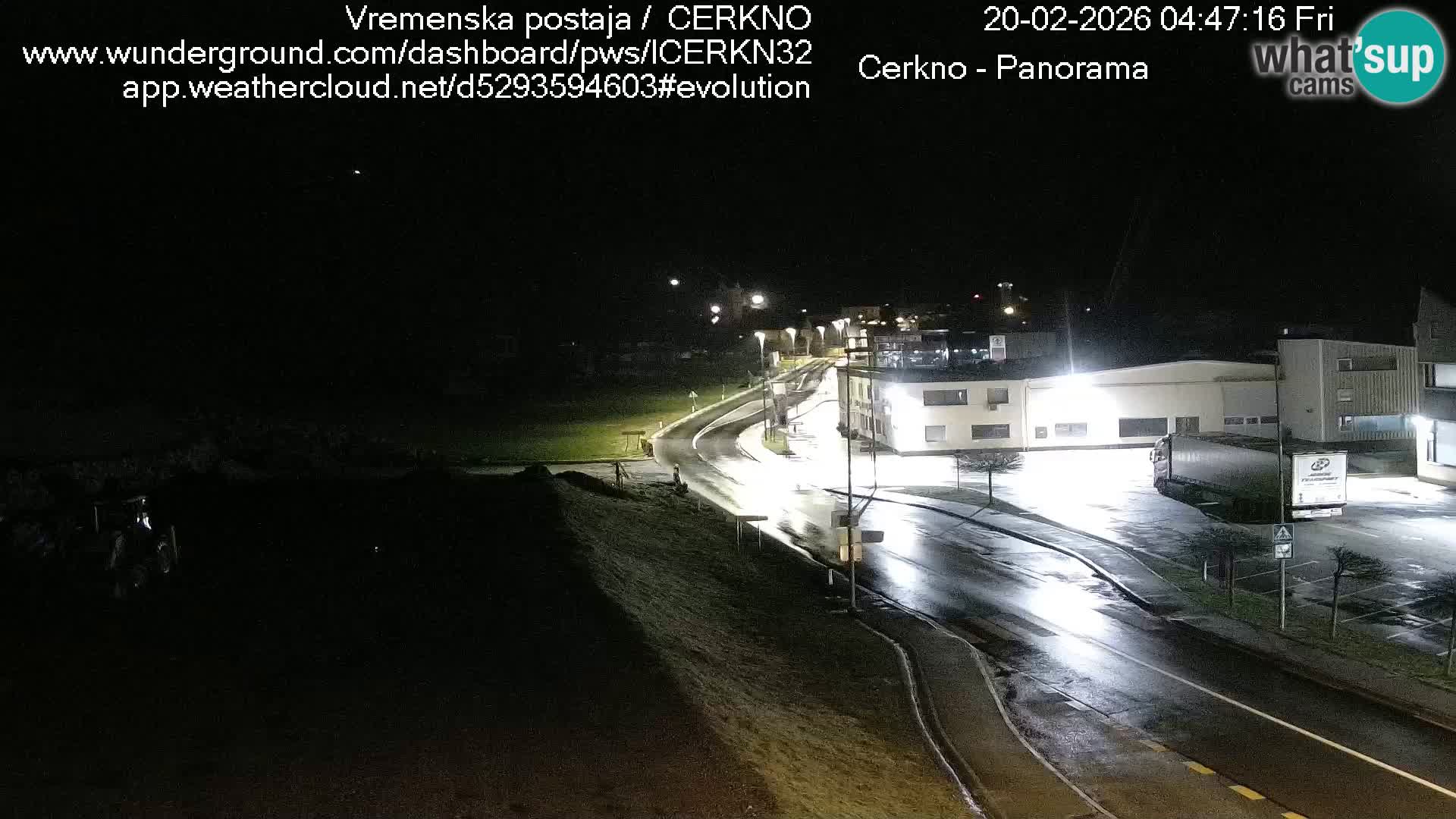 Cerkno entrada a la ciudad Webcam en vivo