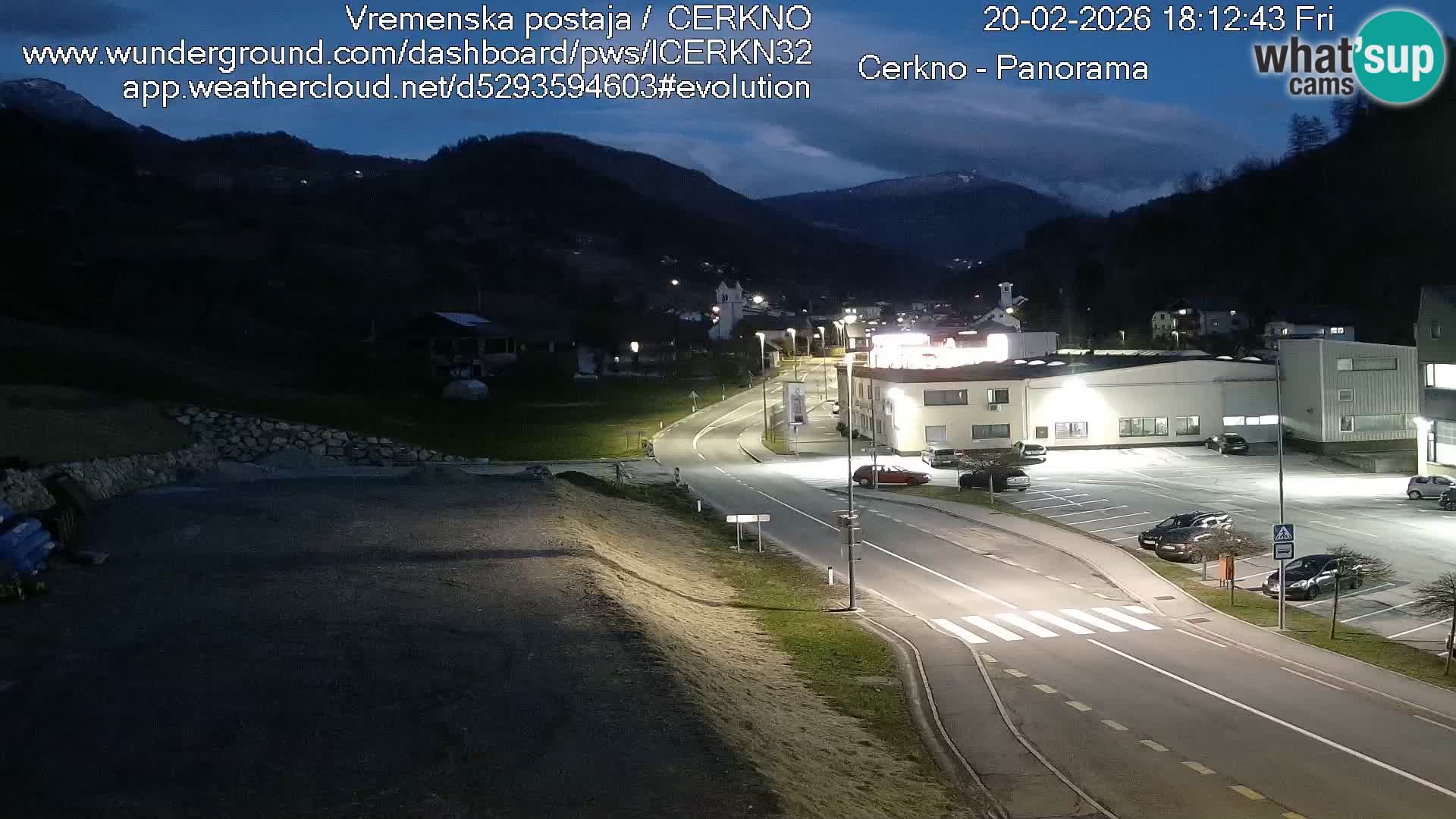 Webcam Ingresso Città di Cerkno